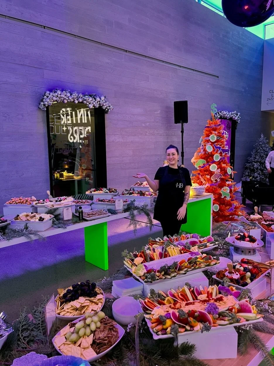 An elevated grazing table experience for 130 guests at a company celebration. Grateful for a new year, new opportunities, and all the moments it will bring&mdash;cheers to gathering, growth, and what&rsquo;s ahead.

#GrazingTable #CorporateEvent #Com