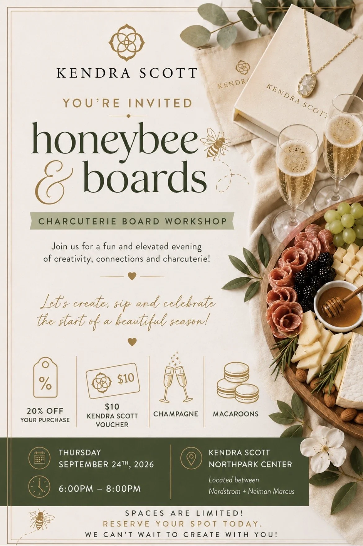 Honeybee & Boards Workshop at Kendra Scott