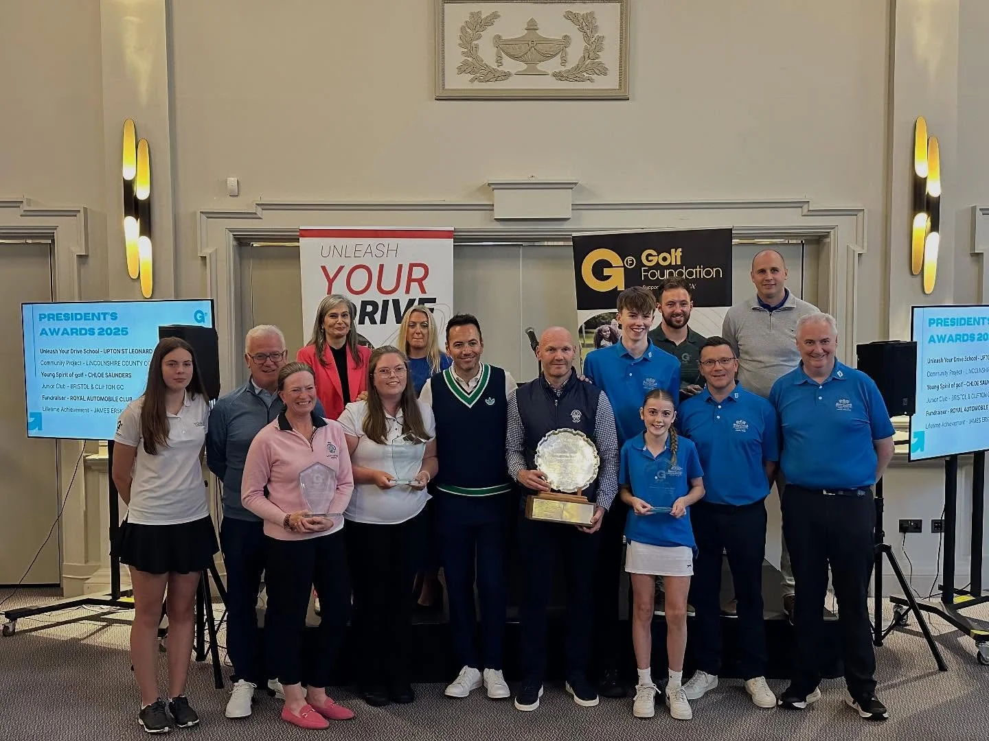 🙌🏻 Huge congratulations to the winners of @nickdougherty5 @golf_foundation_org President&rsquo;s Awards.

👏🏻 Humbling stuff, hearing all of the remarkable achievements and contributions by wonderful individuals and organisations, from two of my w