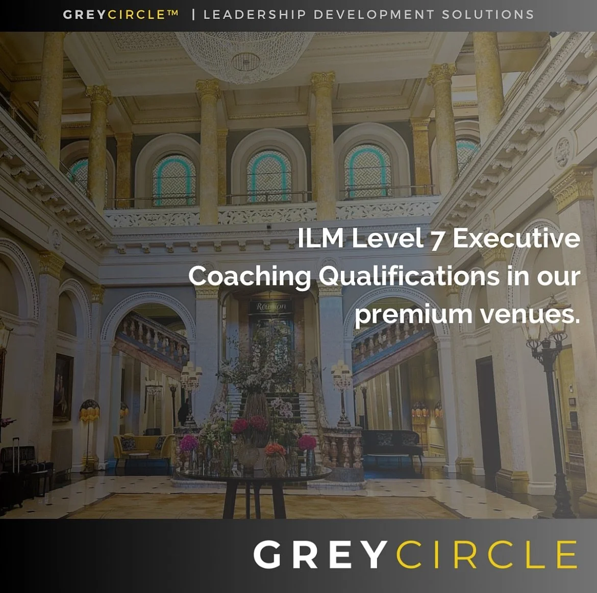 At GreyCircleTM we offer both online and in person courses that provide everything you need to achieve a ILM Level 7 Executive Coaching Qualification🌟

If you are interested in becoming qualified as an Executive Coach or would like to learn more, pl