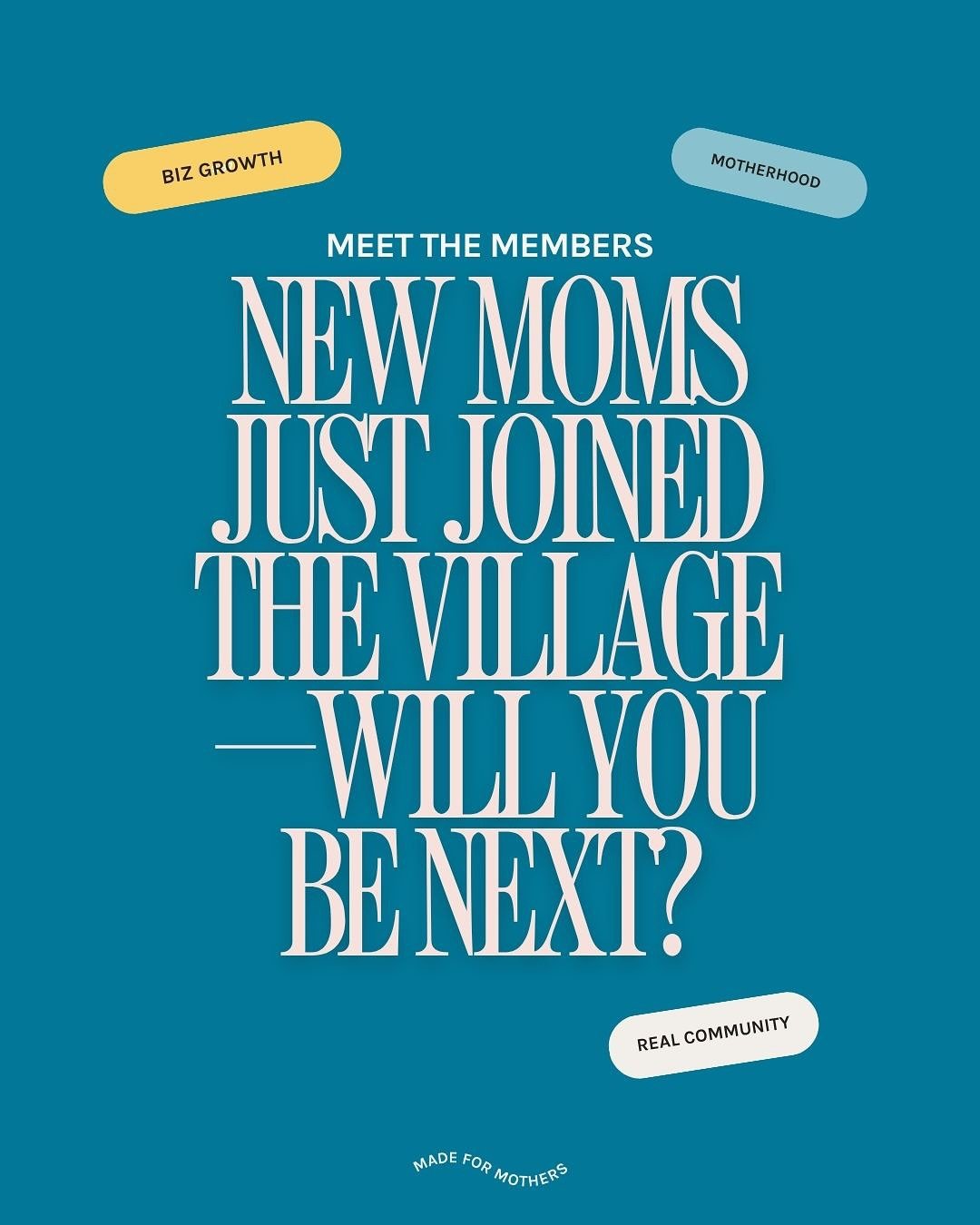 🚨 The Village just hit 64 members (!!) and it&rsquo;s giving full-body chills over here! We can't even share everyone photo because we can only post 20!!

From the UK (hi @palmbreezedigital) to Canada (hi @heymichaila) to all over the US, this isn&r