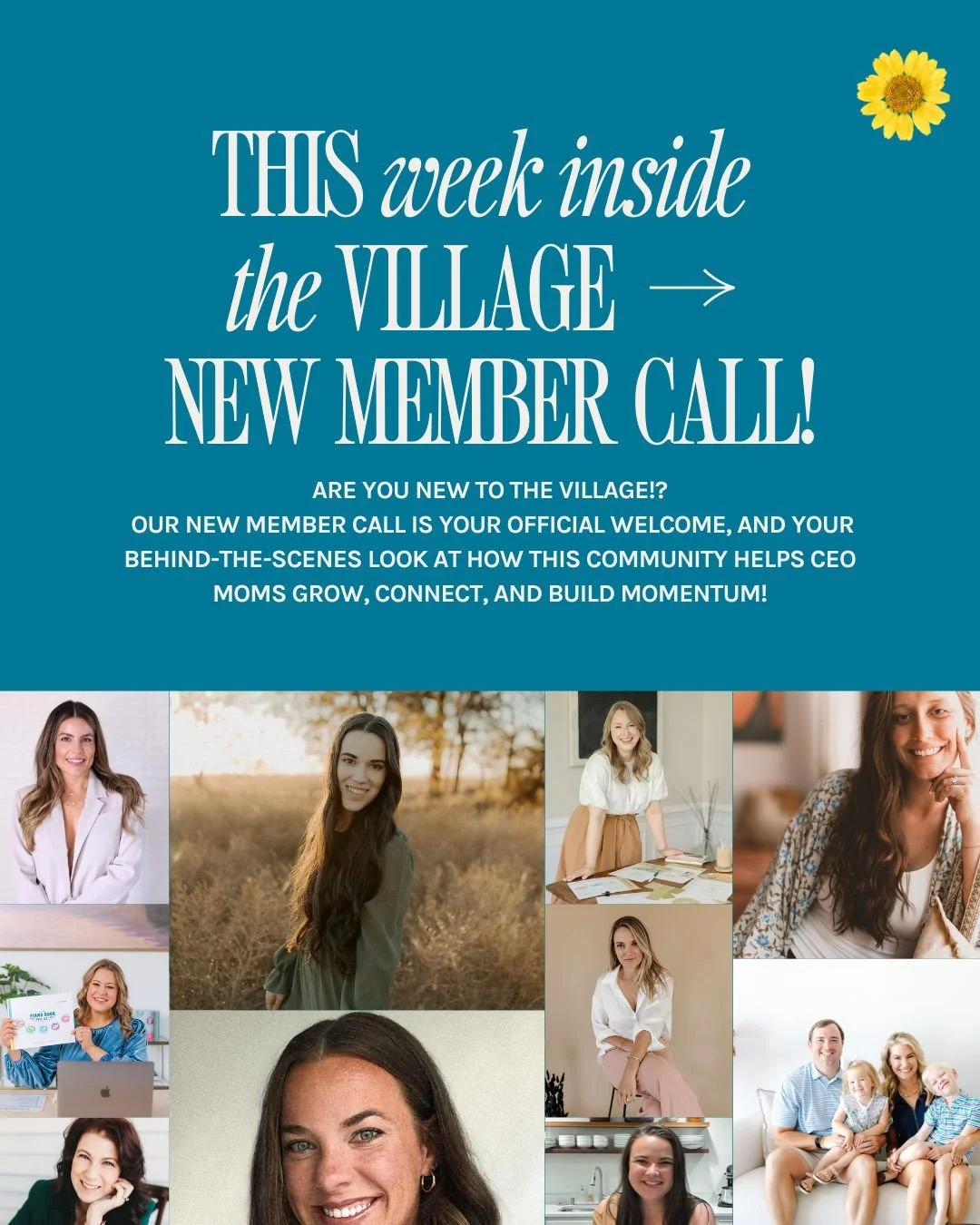 🎉 NEW MEMBER CALL WEEK IS HERE! 🎉⁠
⁠
If you&rsquo;ve been thinking about joining the Virtual Village&hellip; this is the sign you&rsquo;ve been waiting for. 👀⁠
⁠
Our quarterly New Member Call is happening THIS WEEK &mdash; Aug 28 at 11:30AM EST &m