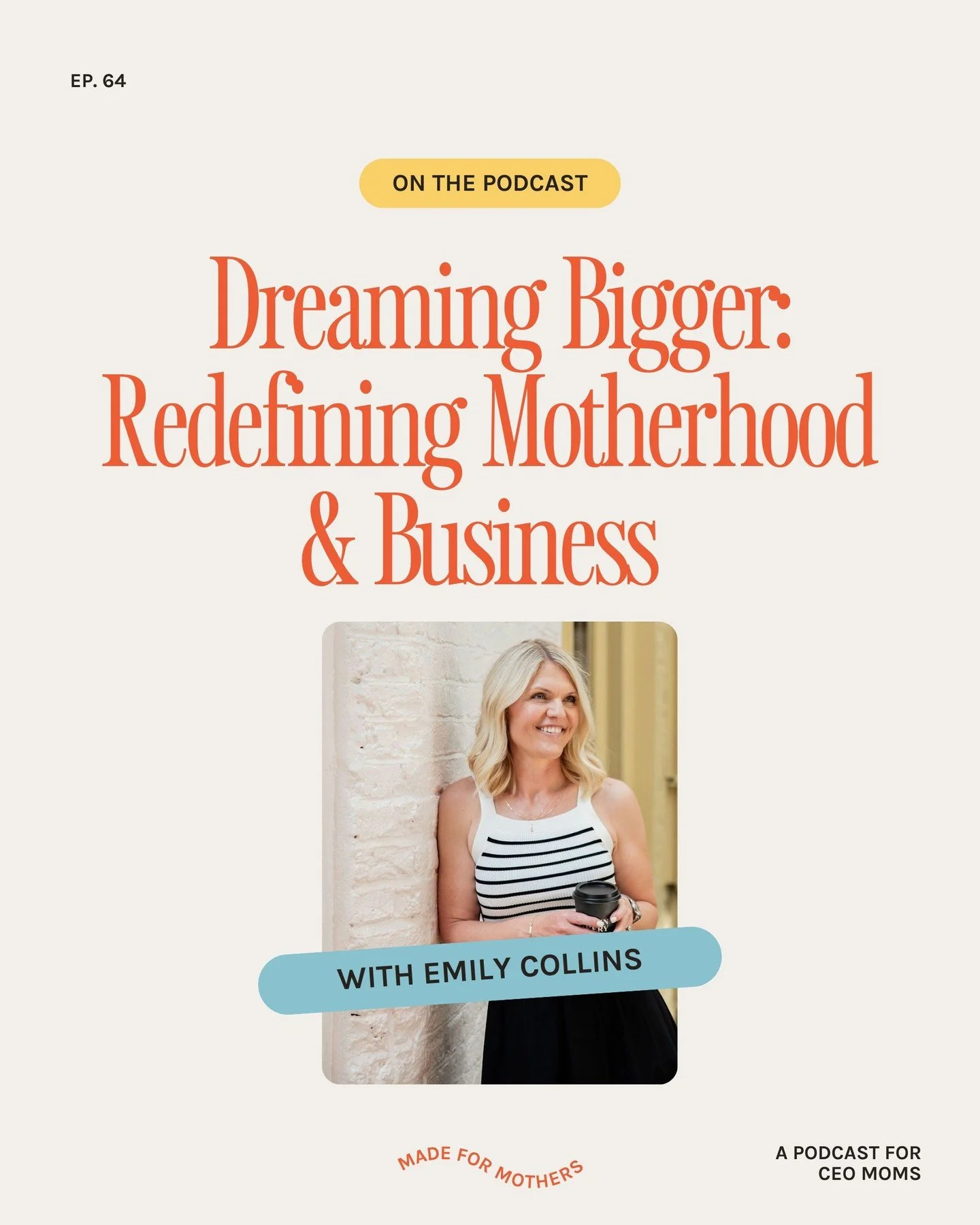 ✨ New Episode: Dreaming Bigger &mdash; Redefining Motherhood and Business with Emily Collins⁠ / @heyemilycollins 
⁠
What if dreaming bigger didn&rsquo;t come with guilt, comparison, or the pressure to make yourself smaller?⁠
⁠
In this powerful episod