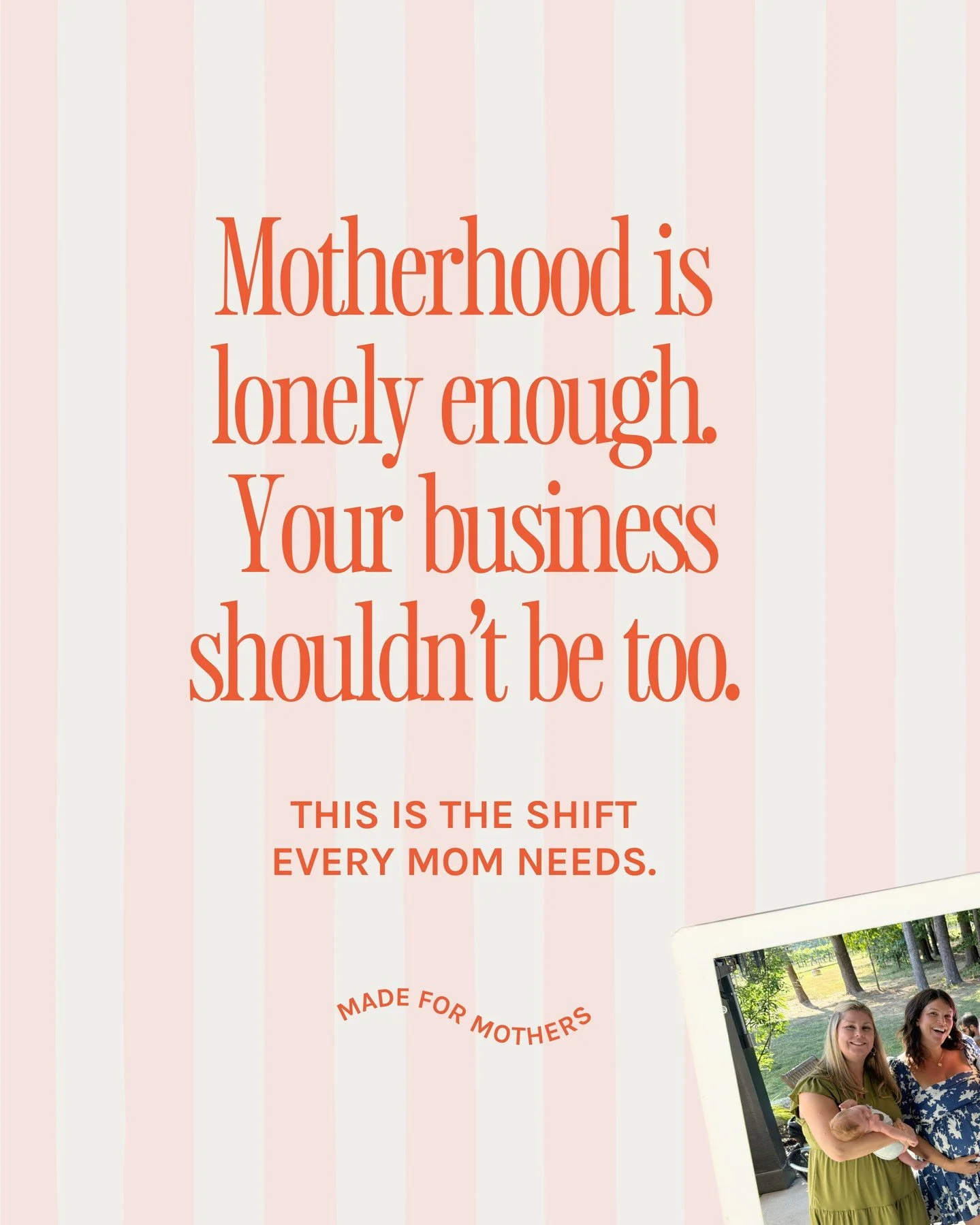 You&rsquo;re doing everything.⁠
Running the business.⁠
Keeping tiny humans alive.⁠
Chauffeuring not so-tiny-humnas.⁠
Trying to stay visible online while also remembering to drink water.⁠
⁠
And even when things are technically working&mdash;⁠
&hellip;