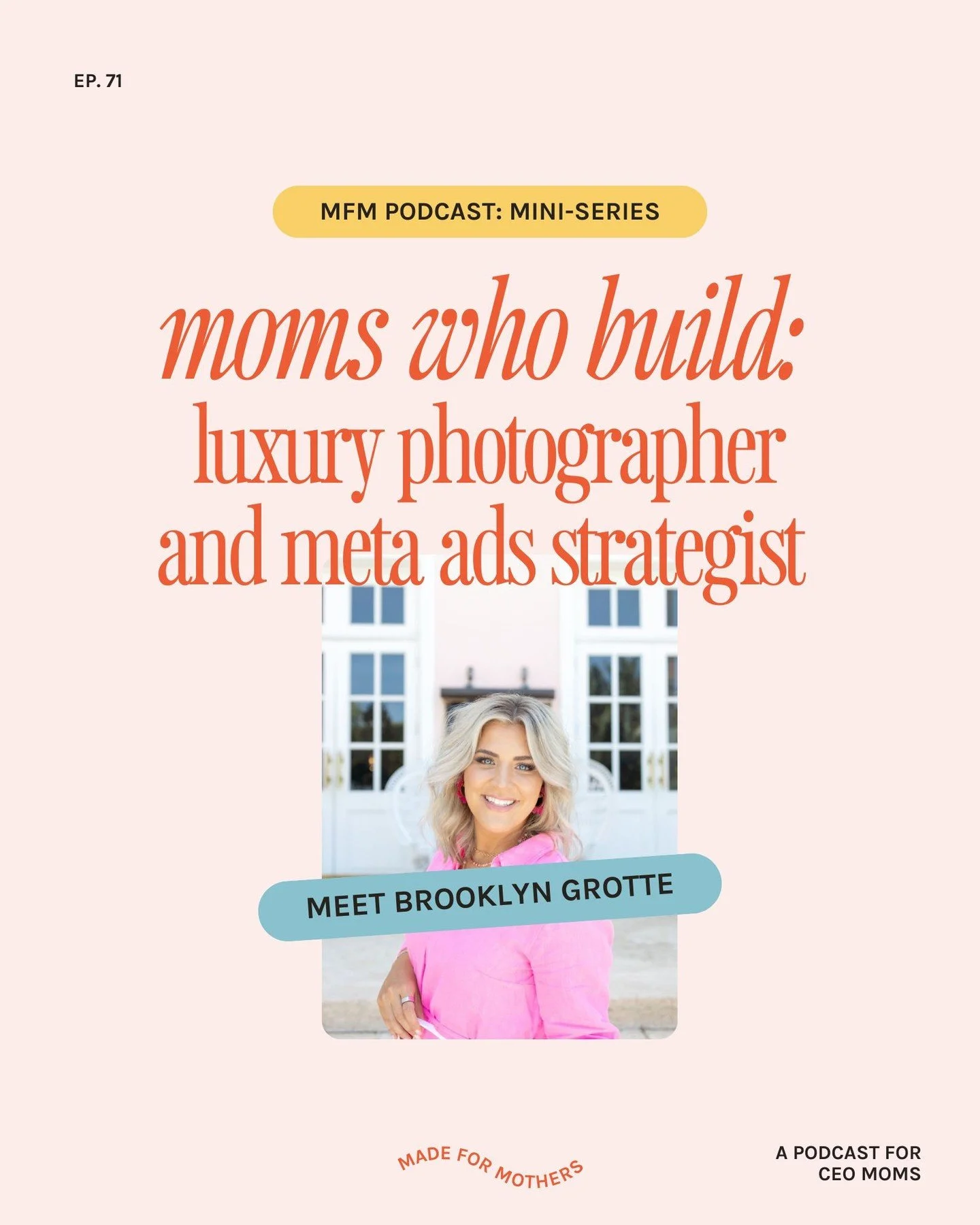 🌼 NEW MINI-SERIES on the MFM Podcast: Moms Who Build ✨⁠
⁠
Throughout this Fall and Winter, we&rsquo;re sharing stories from our Virtual Village community, moms who are building bold, beautiful things while raising their families. 💬🎙⁠
⁠
This is the