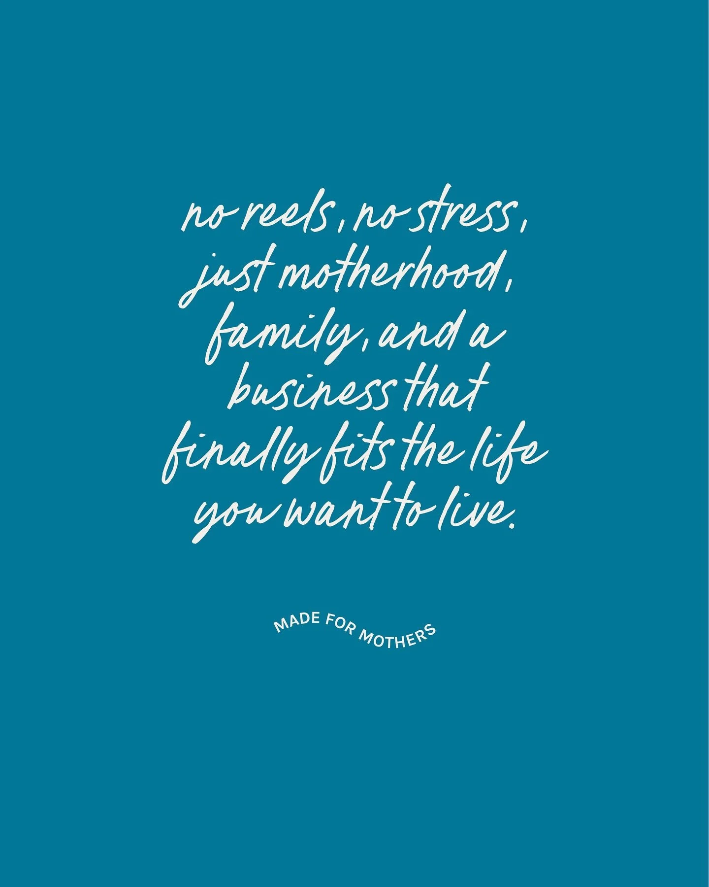 if you&rsquo;ve been offline since thanksgiving,
living your life, holding your babies,
and not stressing about being &ldquo;off&rdquo; 
... that&rsquo;s the whole point.

you didn&rsquo;t pause your business.
you embodied it.
you built it for this.
