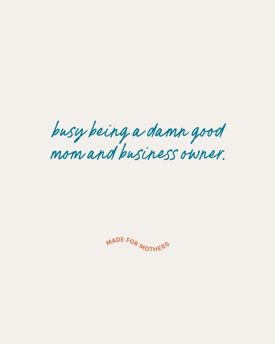 Busy being that mom.⁠
⁠
Running the biz. Raising the babies. Still showing up like a CEO.⁠
⁠
This?⁠
⁠
This is main character energy, with a side of car snacks.⁠
⁠
And while everyone else is DIY-ing their way to burnout&hellip;⁠
you&rsquo;ll be in the