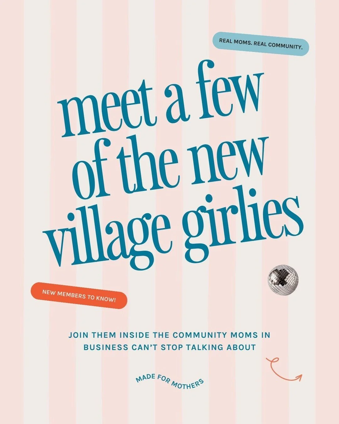 Over the last 2.5 weeks we've welcomed in over 25 new members, and we can't wait for you to meet a few each week! If you're new say HIII and if you're already in the community welcome these mamas in! XO ⁠
⁠
Referrals.⁠
Collabs.⁠
New clients.⁠
Better 