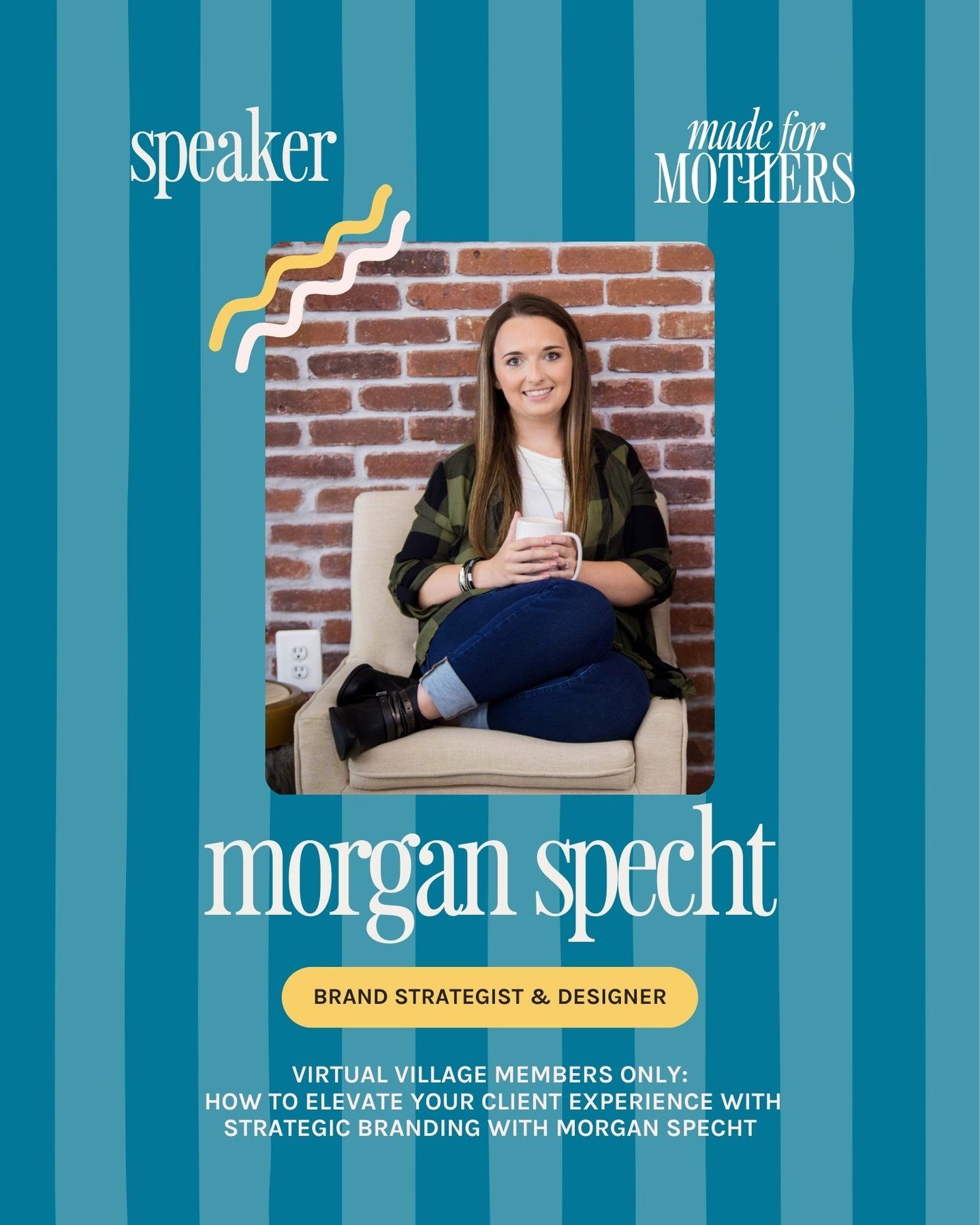 MARCH MASTERCLASS 🪩How to elevate your client experience with strategic branding w/ Morgan Specht of @spechtand.co⁠
⁠
If your clients aren&rsquo;t coming back&hellip; or referring their friends&hellip; your experience needs a glow-up.⁠
⁠
And no, not