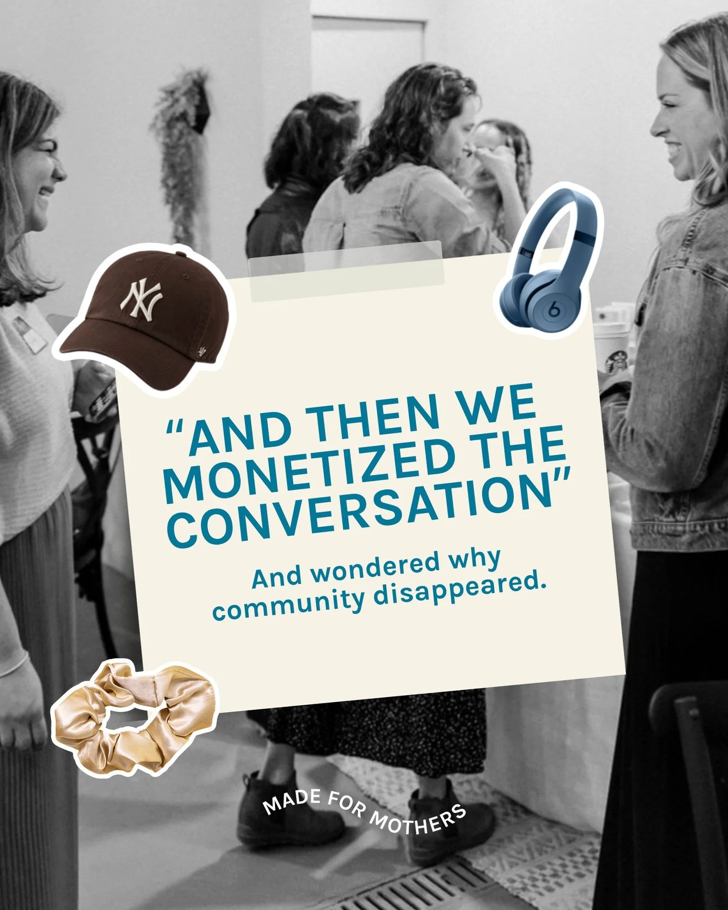 The online business world taught us to monetize everything. And we listened. 🛼⁠
⁠
We monetized our knowledge. Our time. Our energy. Our access.⁠
⁠
And then we built "communities" and put a paywall on the conversation.⁠
⁠
And then we wonder