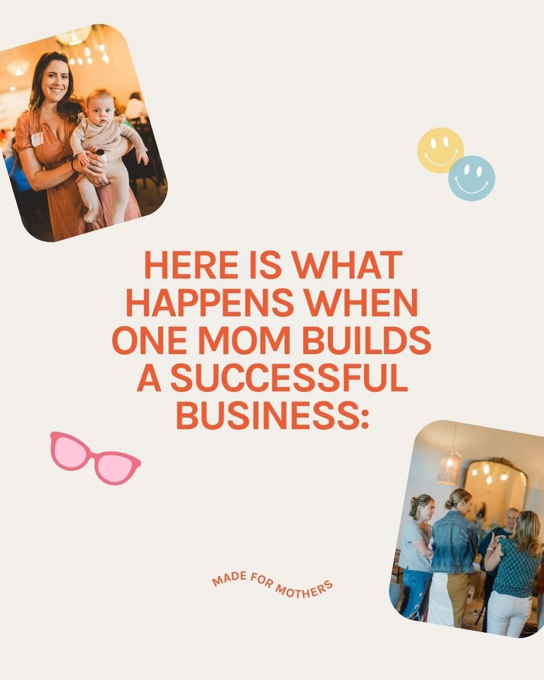 ⁠
Nobody talks about the economic multiplier effect of one successful mom in business. 🛼 But we should.⁠
⁠
Because here is what actually happens when a mom wins:⁠
⁠
She hires other moms.⁠
She refers other moms.⁠
She mentors other moms.⁠
She invests 