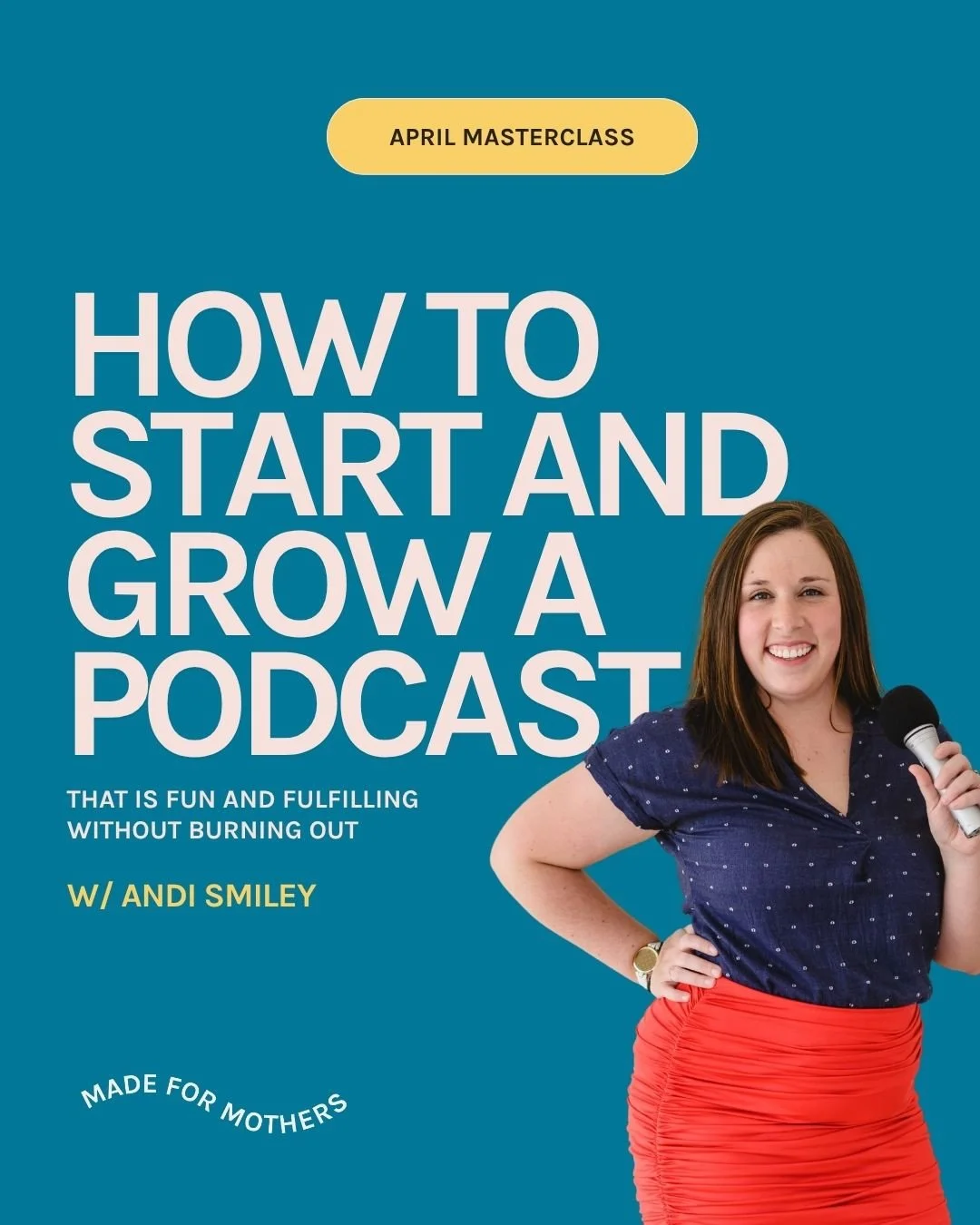 ⁠
If starting a podcast has been sitting in your notes app&hellip; this is the room that gets it done.⁠ This is happening tomorrow. And it&rsquo;s members only.⁠
⁠
Andi Smiley is teaching how to build a podcast that actually supports your business, w
