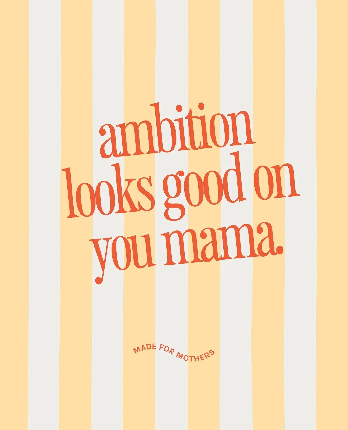 *Pass it around 😉⁠
⁠
Ambition looks good on you, mama 🪩⁠
⁠
Not the hustle-until-you-drop kind.⁠
The aligned, on-purpose, built-for-this kind.⁠
⁠
The kind that grows between school runs and late-night downloads.⁠
The kind that says you get to want m