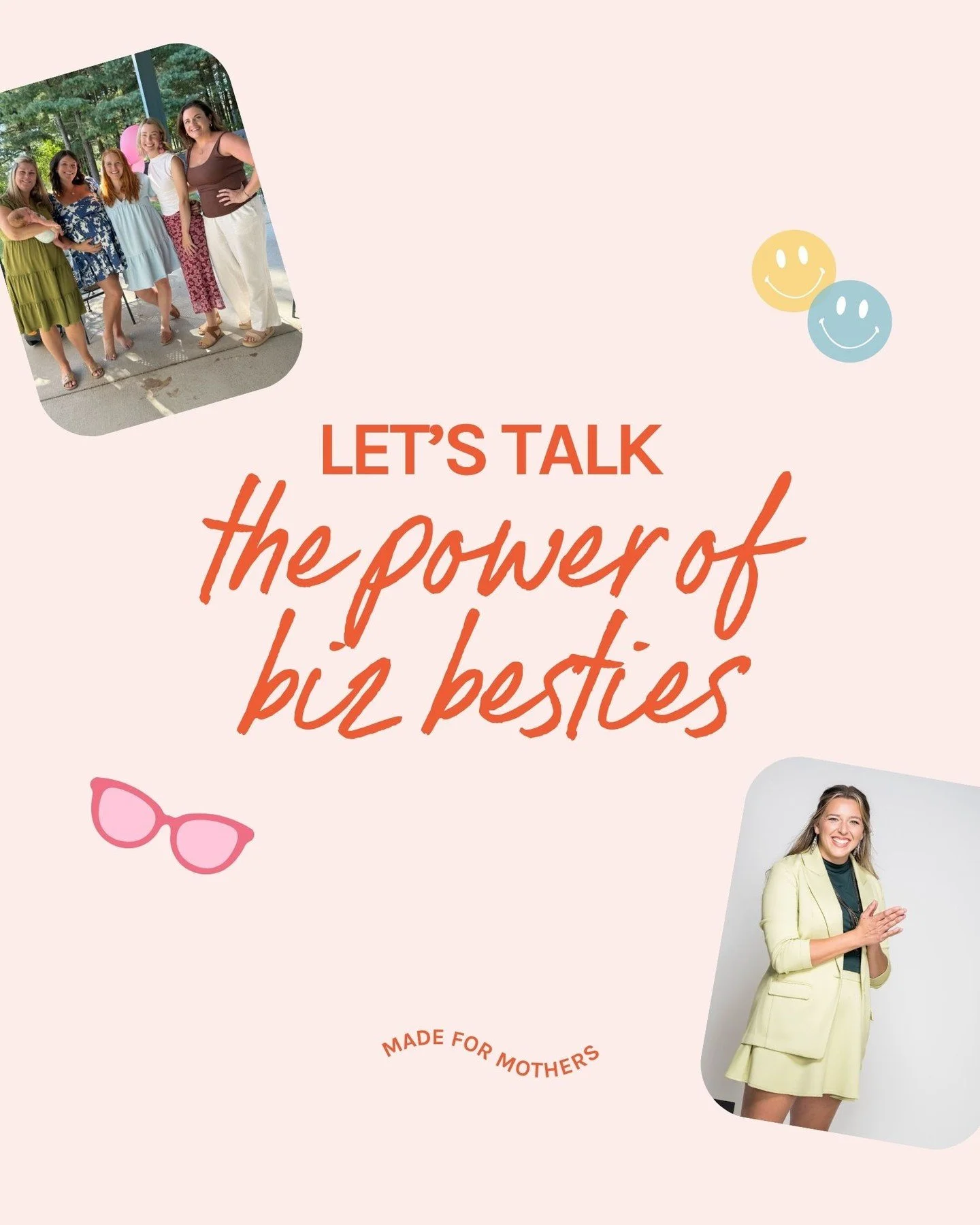 Our membership isn't about content, you don't join and watch a course. Yes, we have monthly masterclasses, but honestly we are mostly there for the group chat ;) 🍋👀⁠
⁠
Made for Mothers is here to FACILITATE real real meaningful connection. We do th