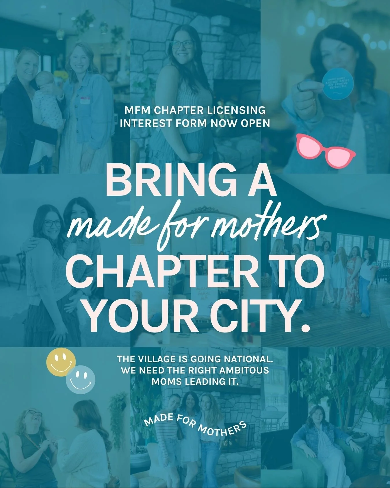If you have ever wanted to bring a community like this to your city &mdash;> this is your moment. 👀 🍋⁠
⁠
Made for Mothers&trade;️ is going national and we are looking for ambitious moms to lead local chapters. We are building the next generation