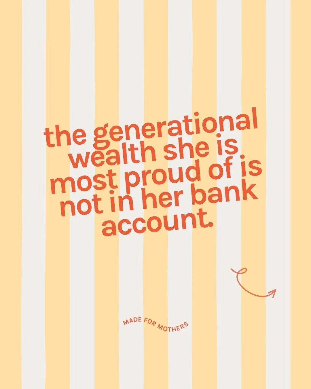 I think it&rsquo;s time we rebrand &ldquo;generational wealth&rdquo; 🌼⁠
⁠
Because the version we were sold was always about later. More money later. More freedom later. A life you finally get to enjoy later.⁠
⁠
But moms in business? We&rsquo;re not 