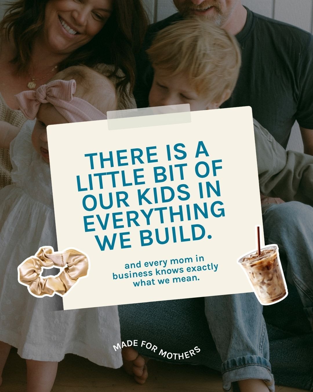 There is a little bit of our kids in everything we build. 🌼⁠
⁠
"And then she told us the initials of her business name are her kids names" And right then and there we knew we were going to be friends.⁠
⁠
Because it is never just a name. It