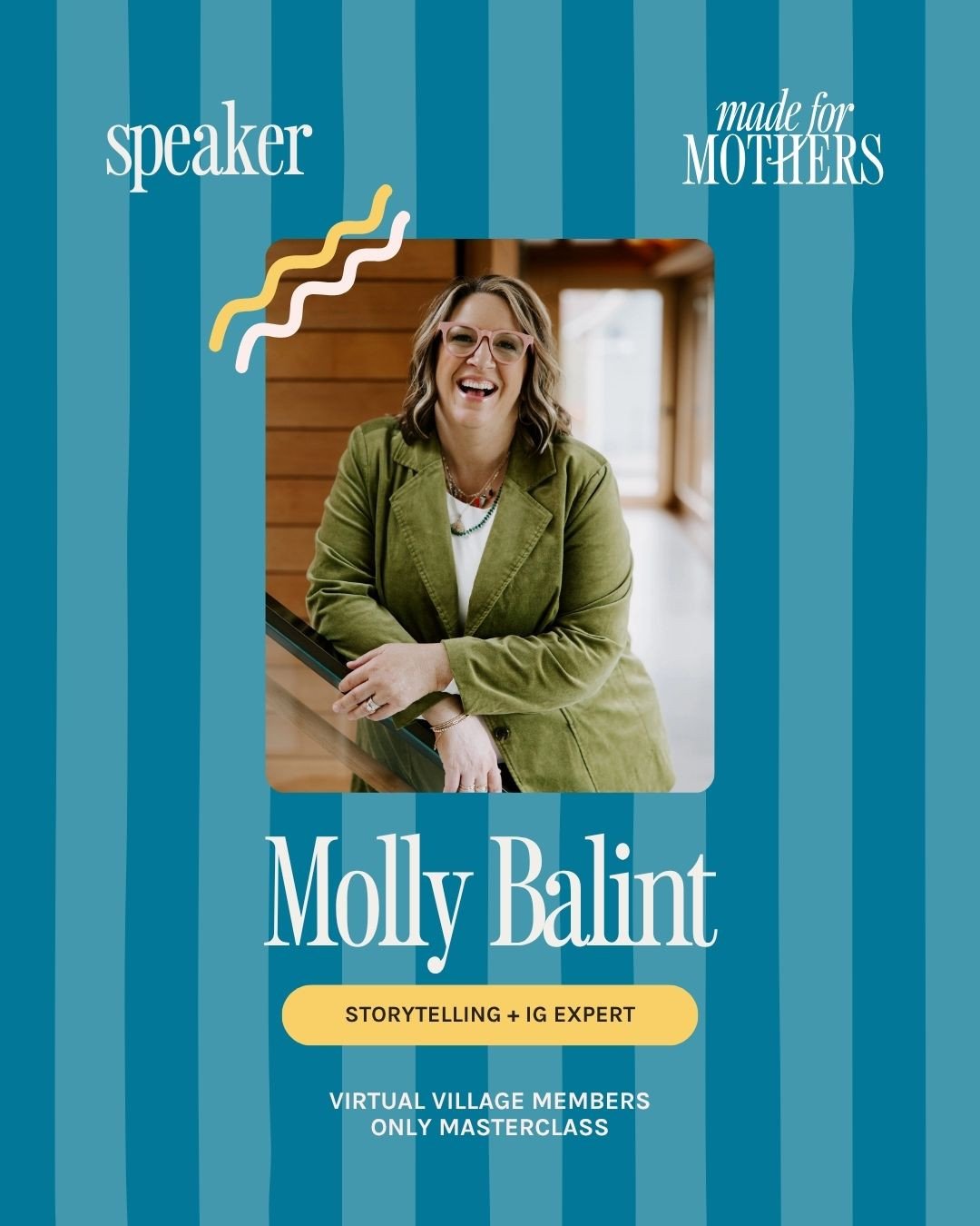 Okay girlies this is your reminder that tomorrow at 1PM ET we have the most incredible masterclass for MEMBERS only happening inside the Virtual Village with the one and only @molly.balint 🌼⁠
⁠
From Performing to Storytelling: How to Turn Everyday L