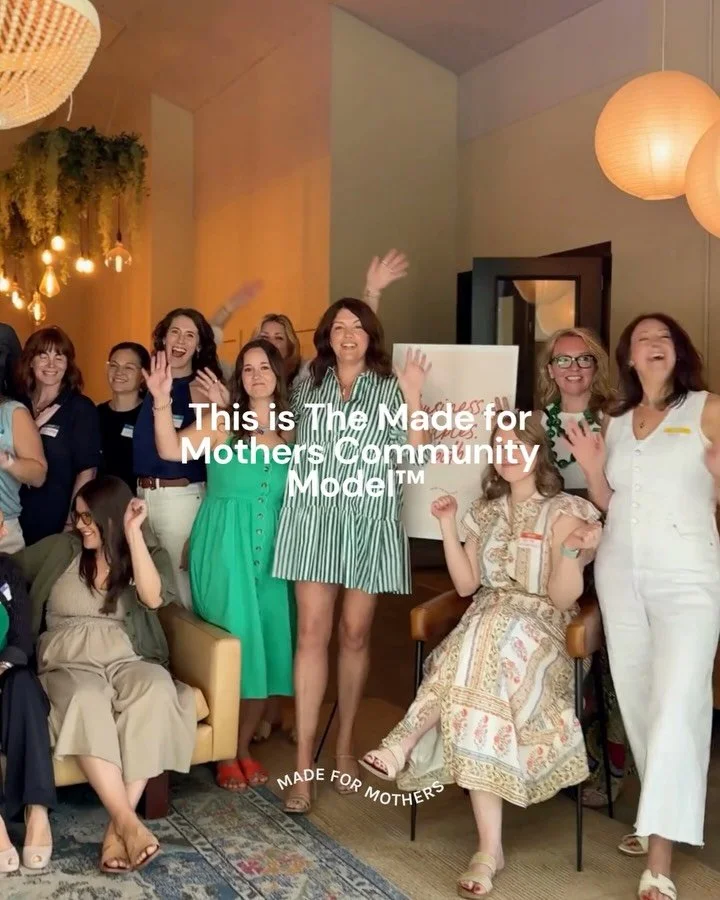 Most meetups and networking events ask you to work the room. We ask you to belong in it. 🛼

Inside a Made for Mothers&trade; chapter meetup there are no cliques. No cool girls. No business cards passed across a table to someone you will never hear f