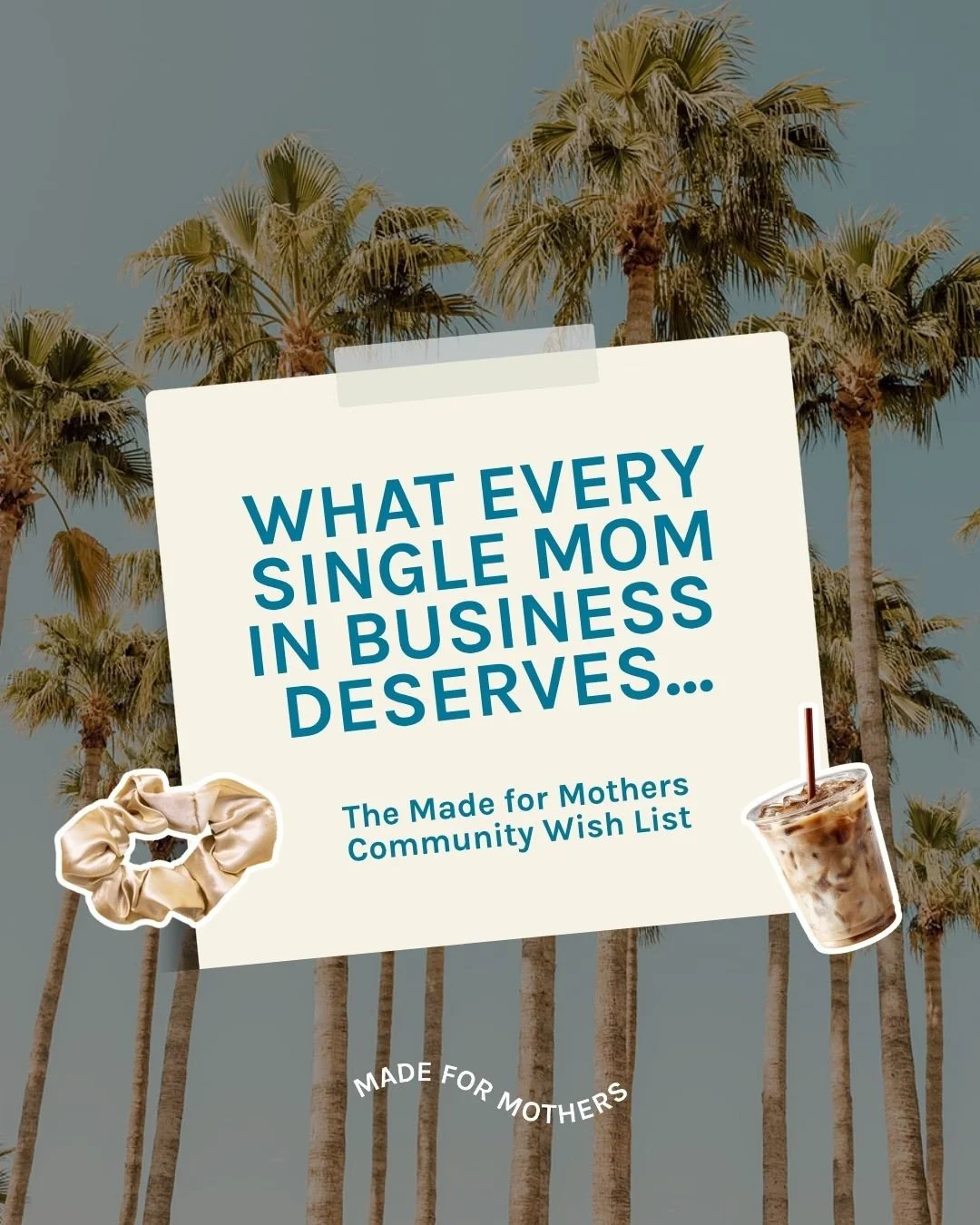 Excuse us while we casually drop our cute lil wishlist for all moms in buseiness.... 

And no, it's not for moms to have bigger businesses.

It&rsquo;s bigger support systems.

More coffee chats.
More business besties.
More referrals.
More women maki
