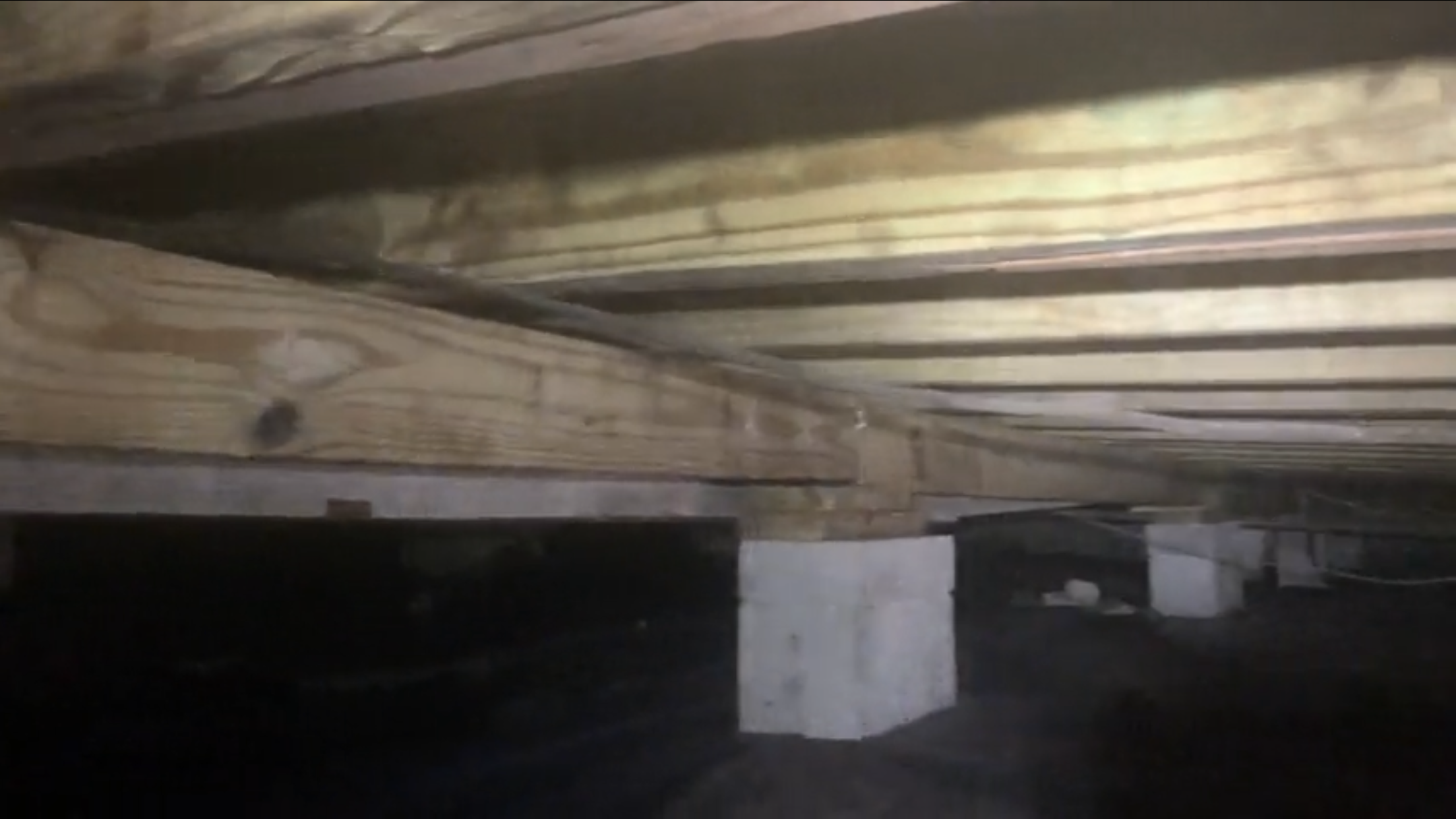 AFTER-example of pier, beam, joist sistering (traditional home)