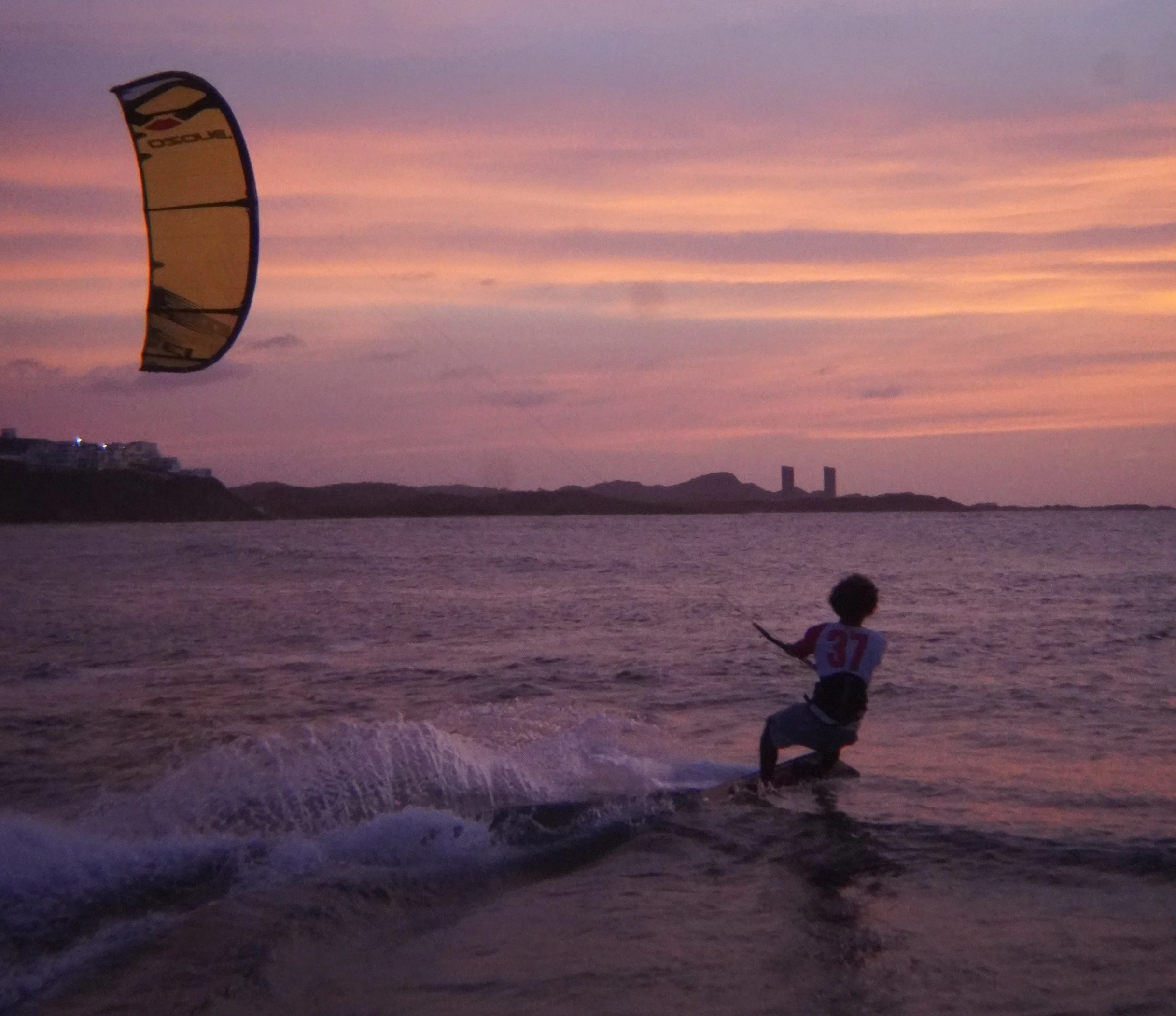 Sunsetsession kiting