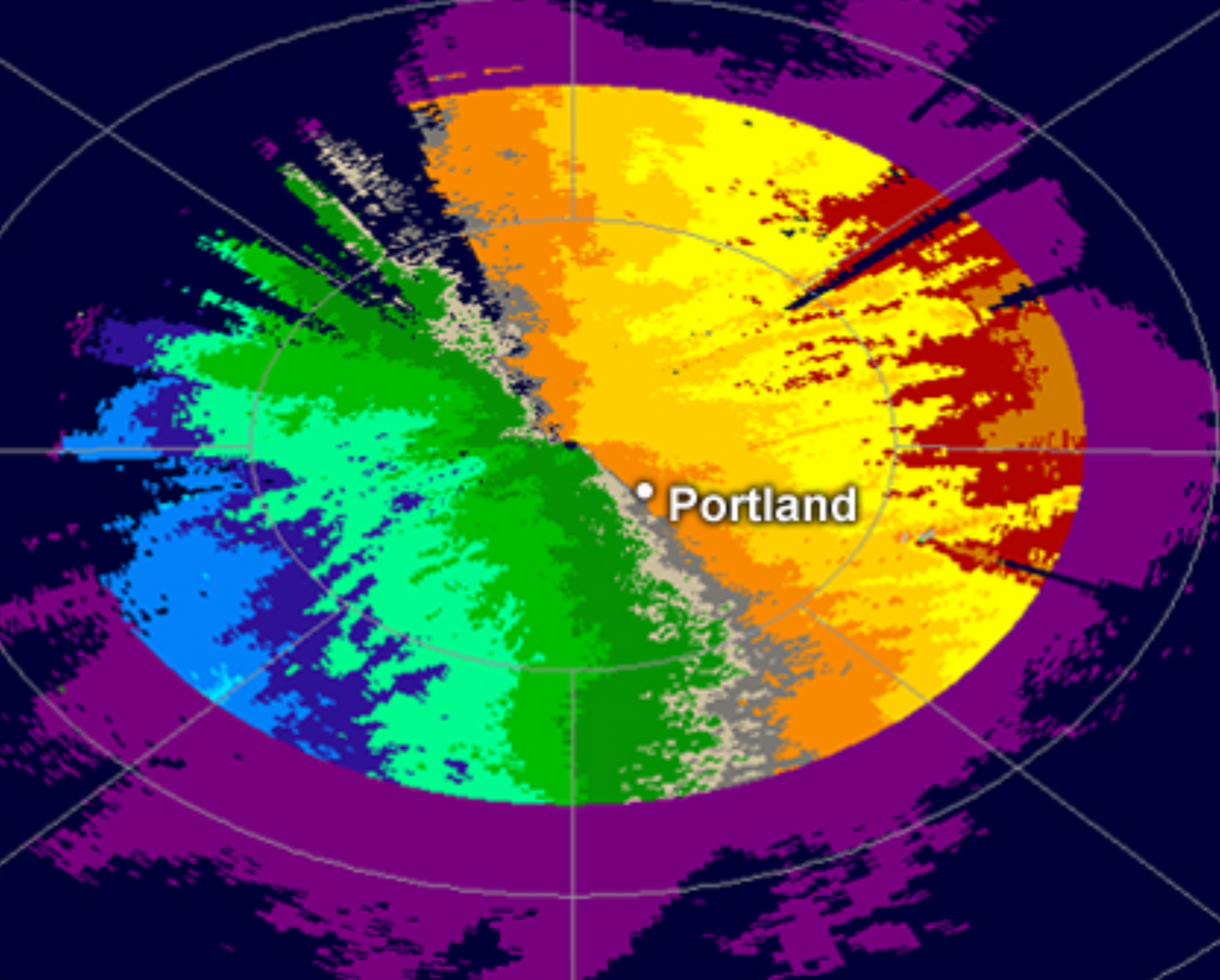 Velocity colors and wind