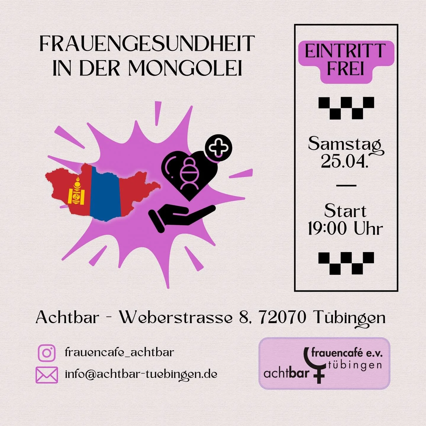 Vortrag mit Dr. Gisela Helms aus T&uuml;bingen - Seit 2021 entsteht am NationalCancerCenter in Ulaanbaatar das erste Brustzentrum des Landes, gestartet von einem Arzt und einer Krankenschwester. 2023 beginnt eine w&ouml;chentliche fach&uuml;bergreife