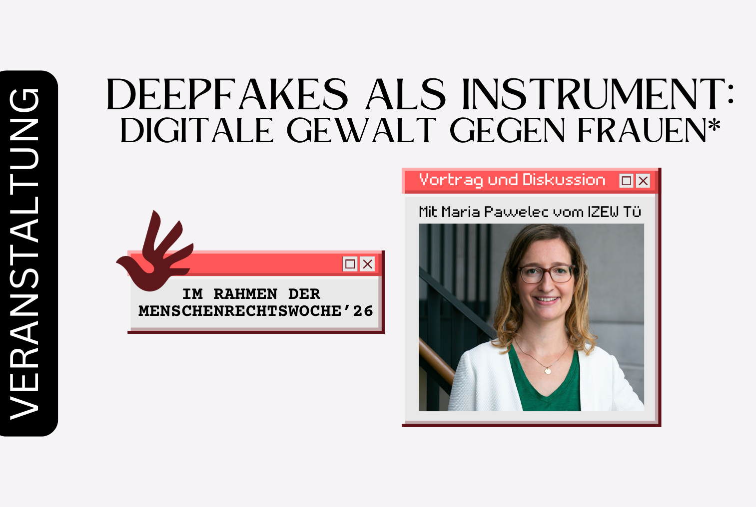 Vortrag - Deepfakes als Instrument: Digitale Gewalt gegen Frauen*