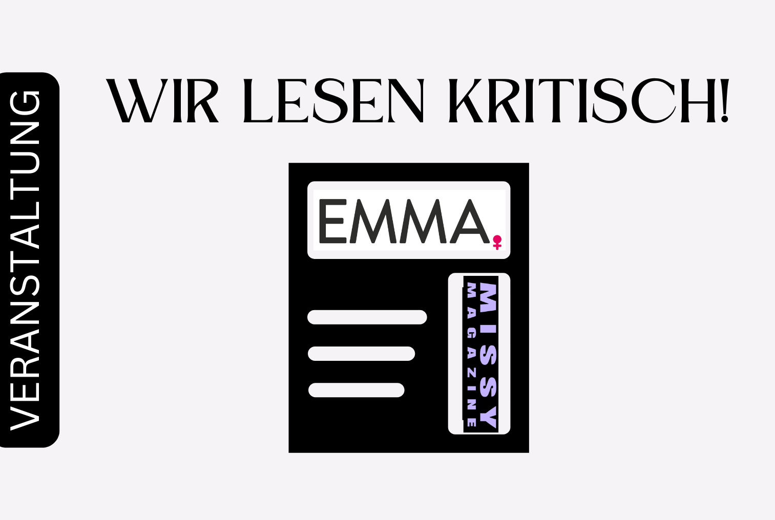 Wir lesen kritisch!