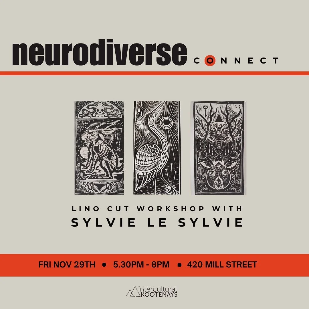 I&rsquo;m so stoked to collaborate with @sylvielesylvie for the first Neurodivergent CONNECT event! 

They&rsquo;ll be hosting a Lino cutting workshop on Fri 29th (next Friday). The event runs from 5.30-8pm, with dinner provided. Spaces are limited f