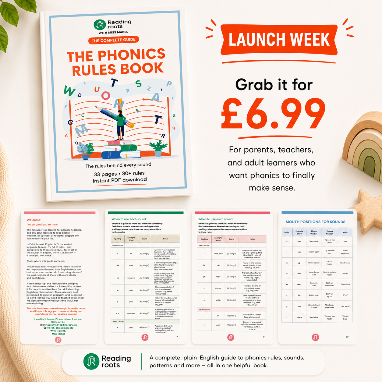 The Phonics Rules Book (Instant Download)