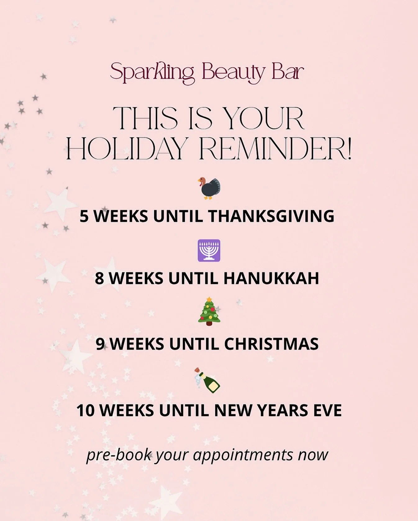 The holidays are sneaking up faster than you think &mdash; and your skin deserves to be ready for every photo, party, and pop of champagne.✨ ⁠
⁠
If you&rsquo;re planning on getting Botox, remember it takes 7&ndash;14 days to fully kick in.⁠
⁠
Filler?