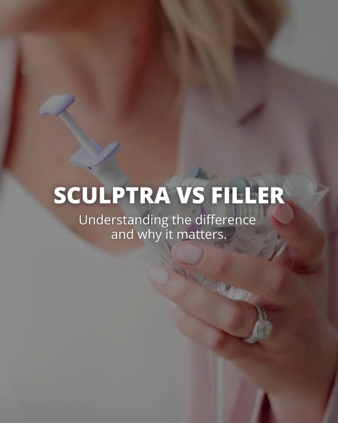 Sculptra and filler aren&rsquo;t interchangeable &mdash; they do different jobs.⁠
💉 Filler places volume for immediate shape and definition⁠
✨ Sculptra stimulates your own collagen for gradual, long-term skin  support⁠
⁠
Neither is &ldquo;better.&rd