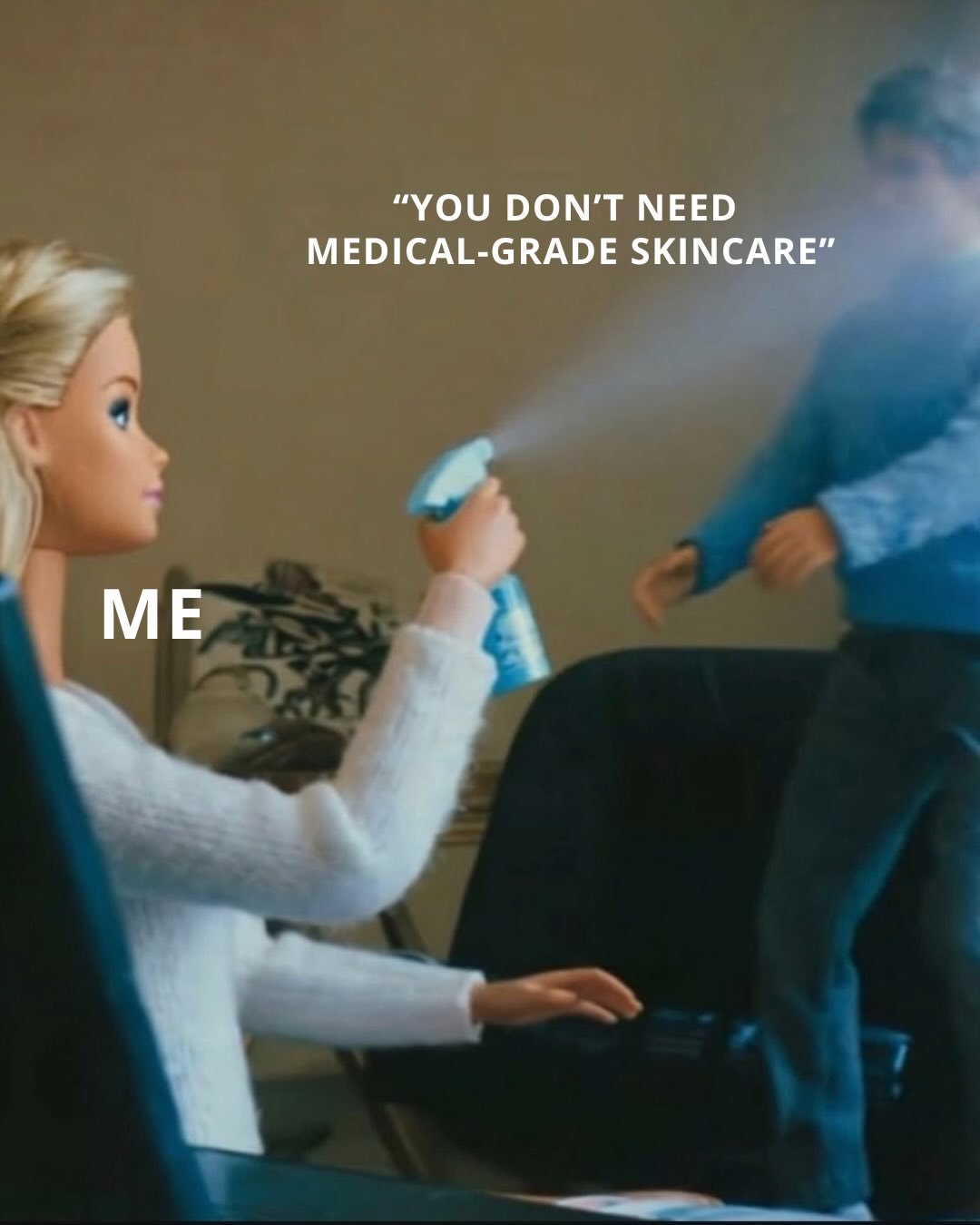 Not the man with bar soap weighing in. 😭