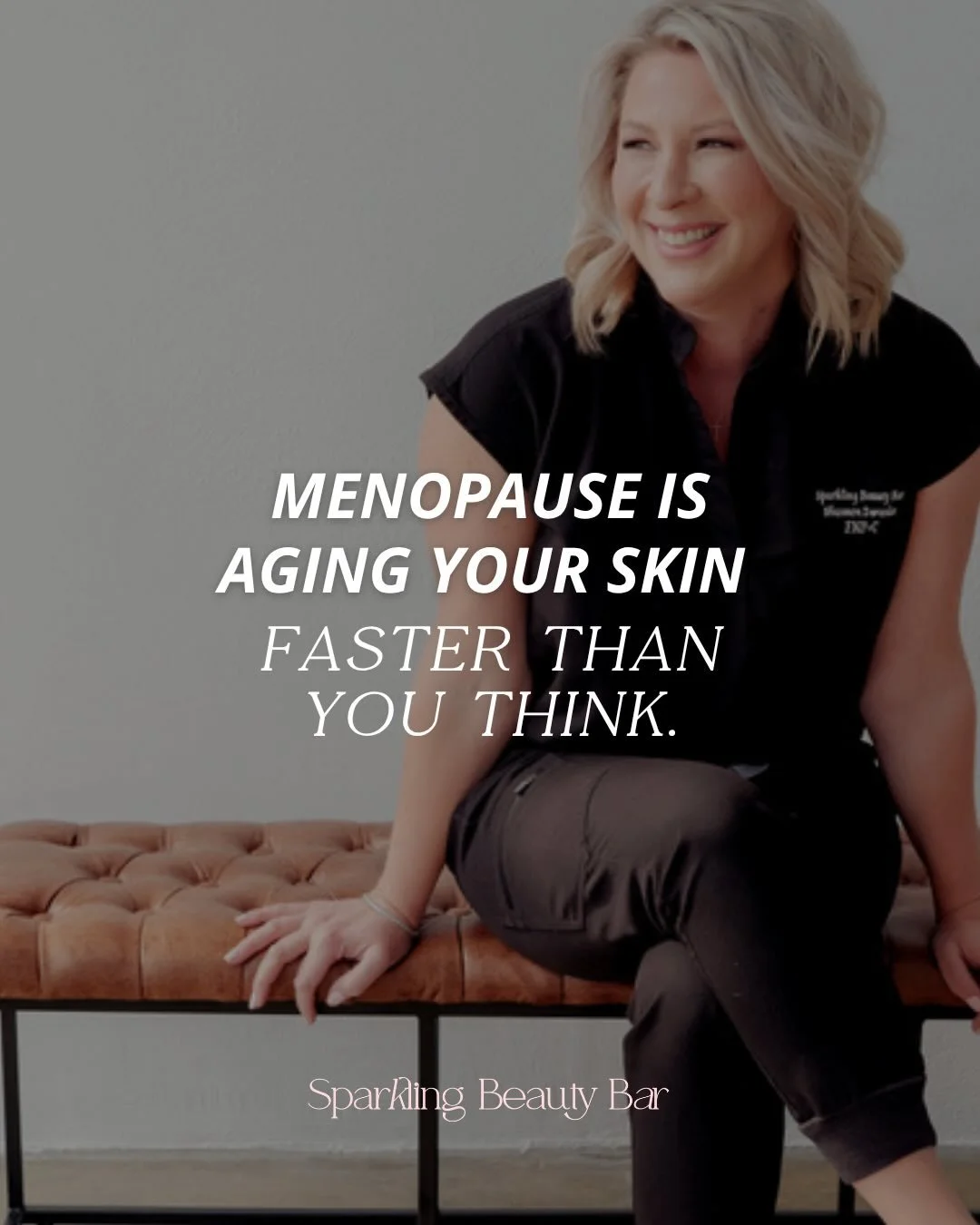 If your skin feels different during menopause, you&rsquo;re not imagining it. ✨⁠

Hormonal changes can impact collagen, firmness, and overall skin quality &mdash; often faster than expected.⁠

The goal isn&rsquo;t to &ldquo;fix&rdquo; you, it&rsquo;s