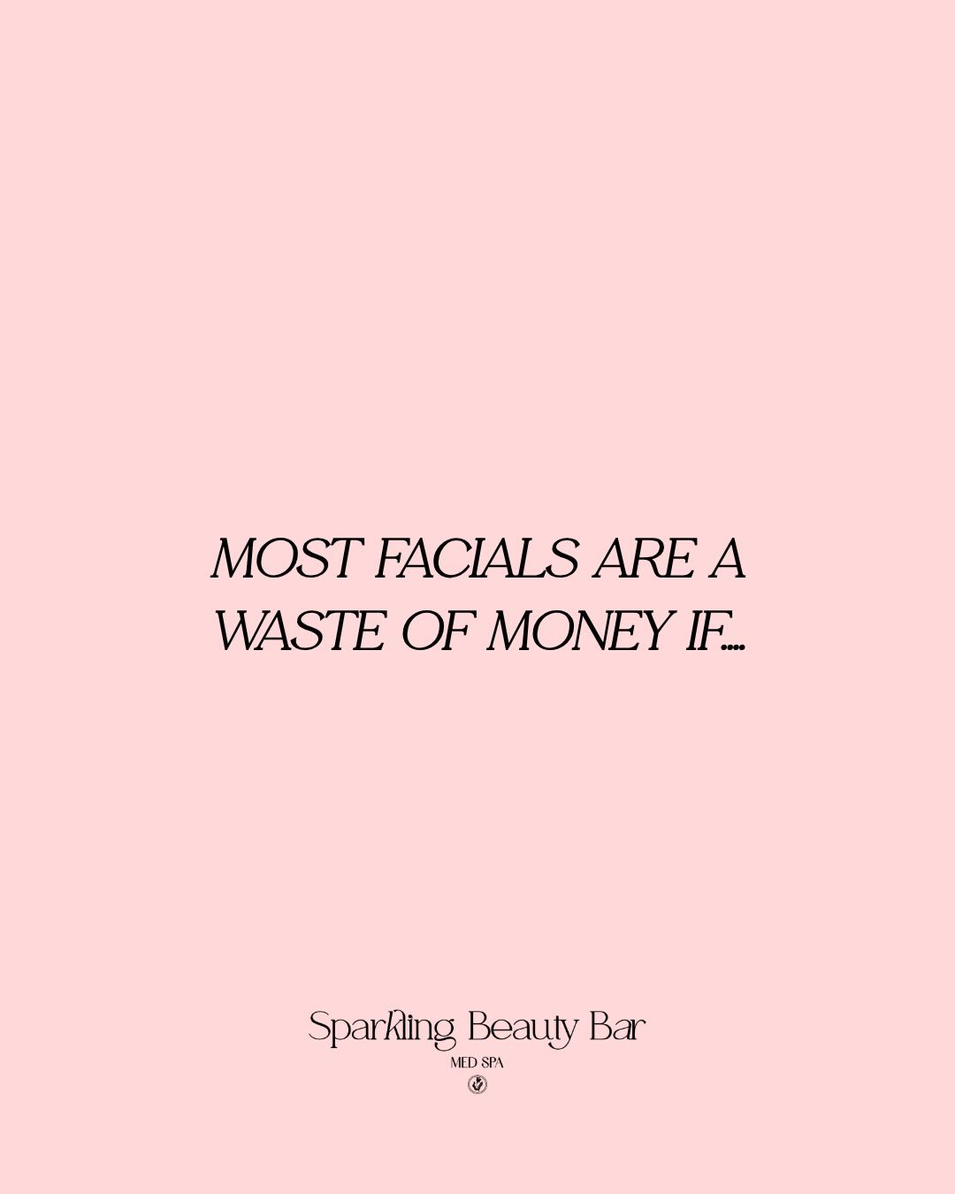 Most facials aren&rsquo;t a waste of money. Unrealistic expectations are.⁠
Healthy skin is built through consistency, not a single appointment. The best results happen when professional treatments, the right home care routine, daily SPF, and healthy 