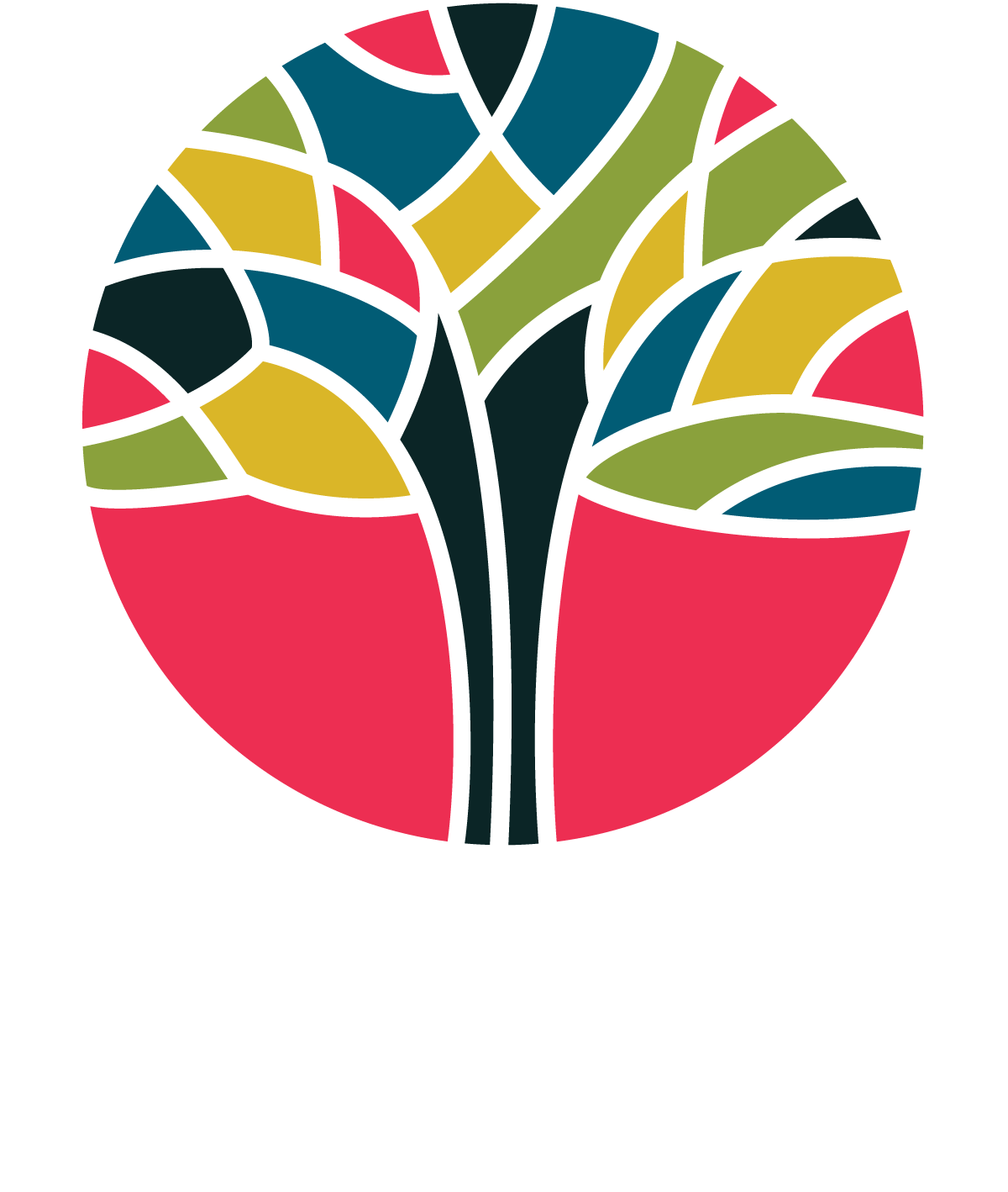 The Flourishing Spark logo featuring a stylized colorful tree expressing rooted history and evolving possibilities, aligned with strategy and consulting for nonprofits and healthcare.