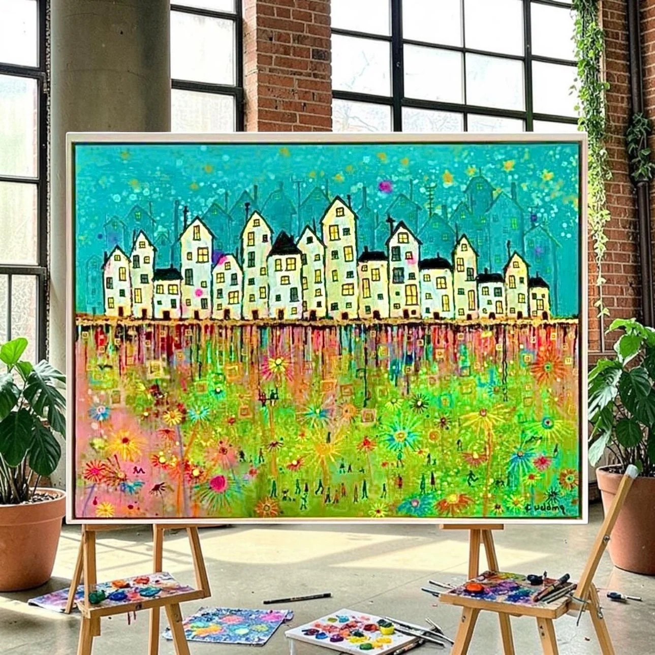Swinging in the Park - SOLD available in print