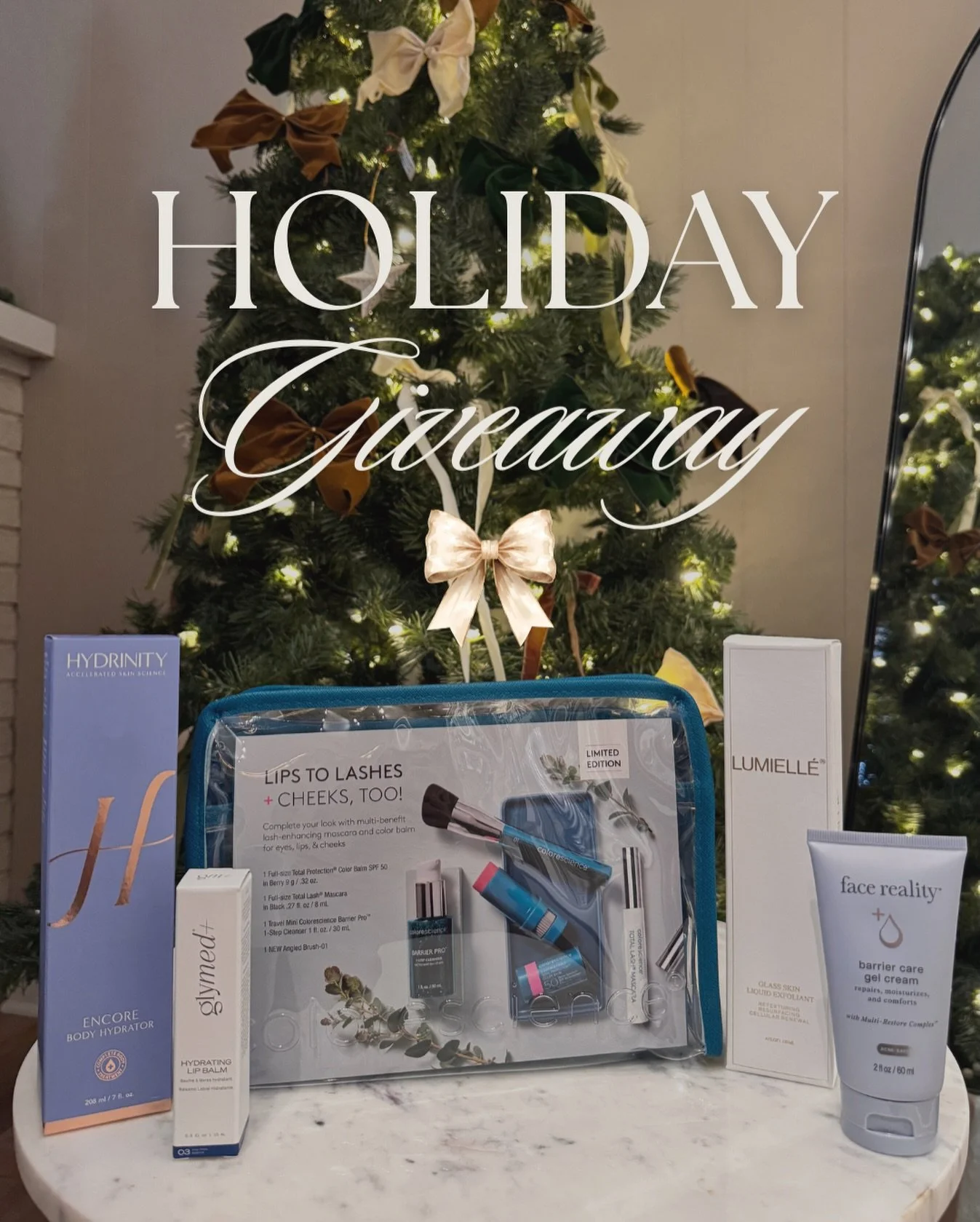 HOLIDAY GIVEAWAY 🤍🥂✨🎁

There&rsquo;s nothing I love more than giving back to the community who supports me&mdash; thank you to everyone who sees me every month, purchases product from me &amp; spreads the word! I appreciate you more than you know!