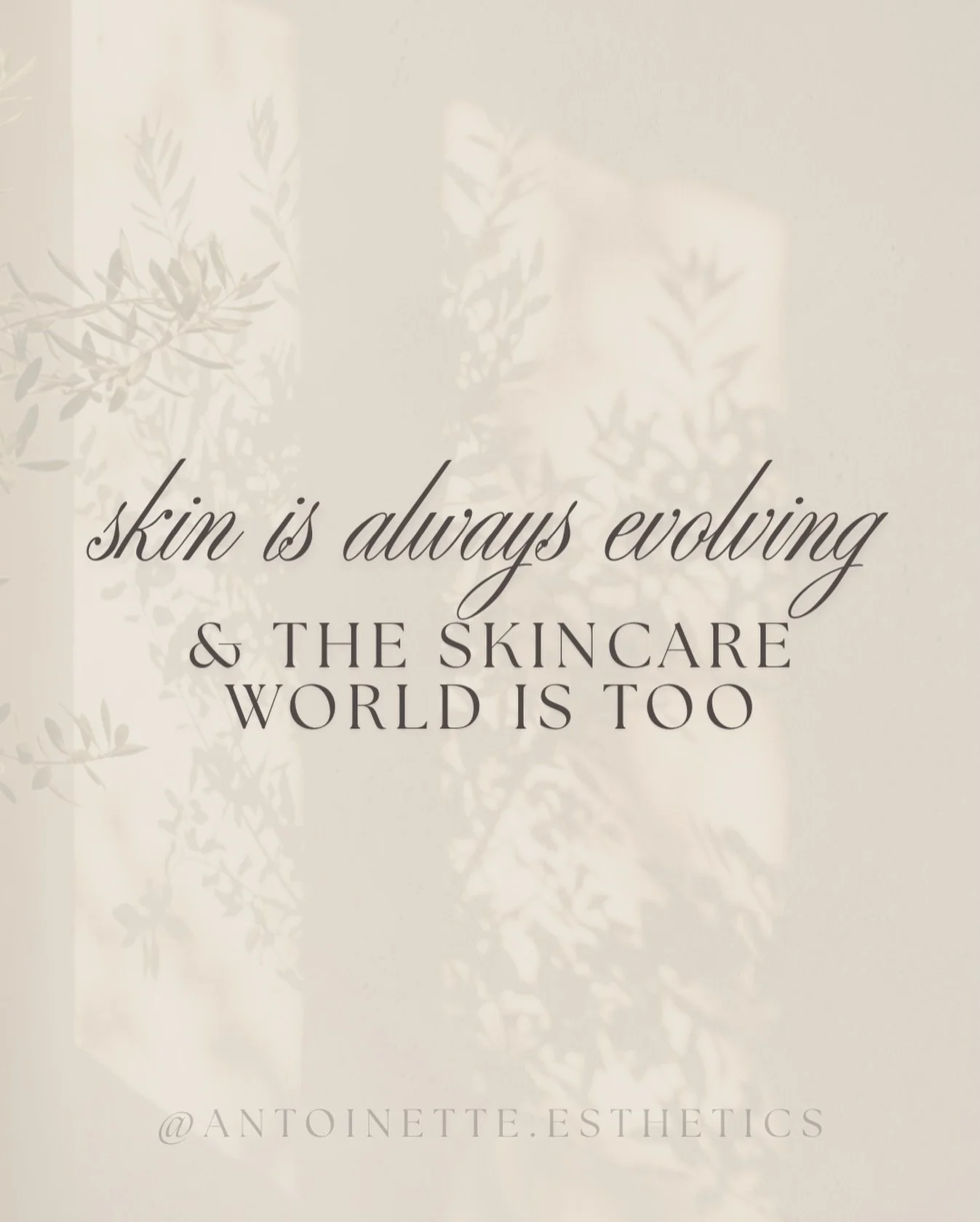 i&rsquo;ve been thinking about this recently- our skin is always evolving and our concerns are always changing&hellip; so our products sometimes have to change too!! 

if you aren&rsquo;t seeing change in the same routine you&rsquo;ve been using &mda