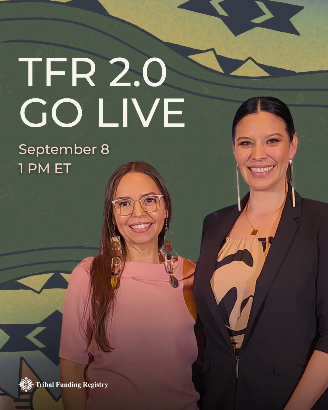 📅 Save the date!⁠
⁠
When it comes to the Tribal Funding Registry, we are always working to include the feedback from our community, offer even more opportunities, and make it easier to use. That&rsquo;s why we&rsquo;re launching the TFR 2.0 at the e