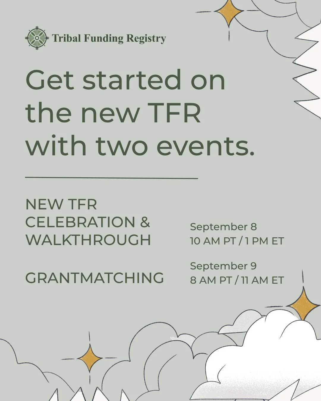 Have you signed up for the new Tribal Funding Registry yet?⁠
⁠
Sign up now at tribalfunding.org to access our new and improved search features and funding information curated specifically for Tribal Nations and Indigenous-led organizations.⁠
⁠
Then c