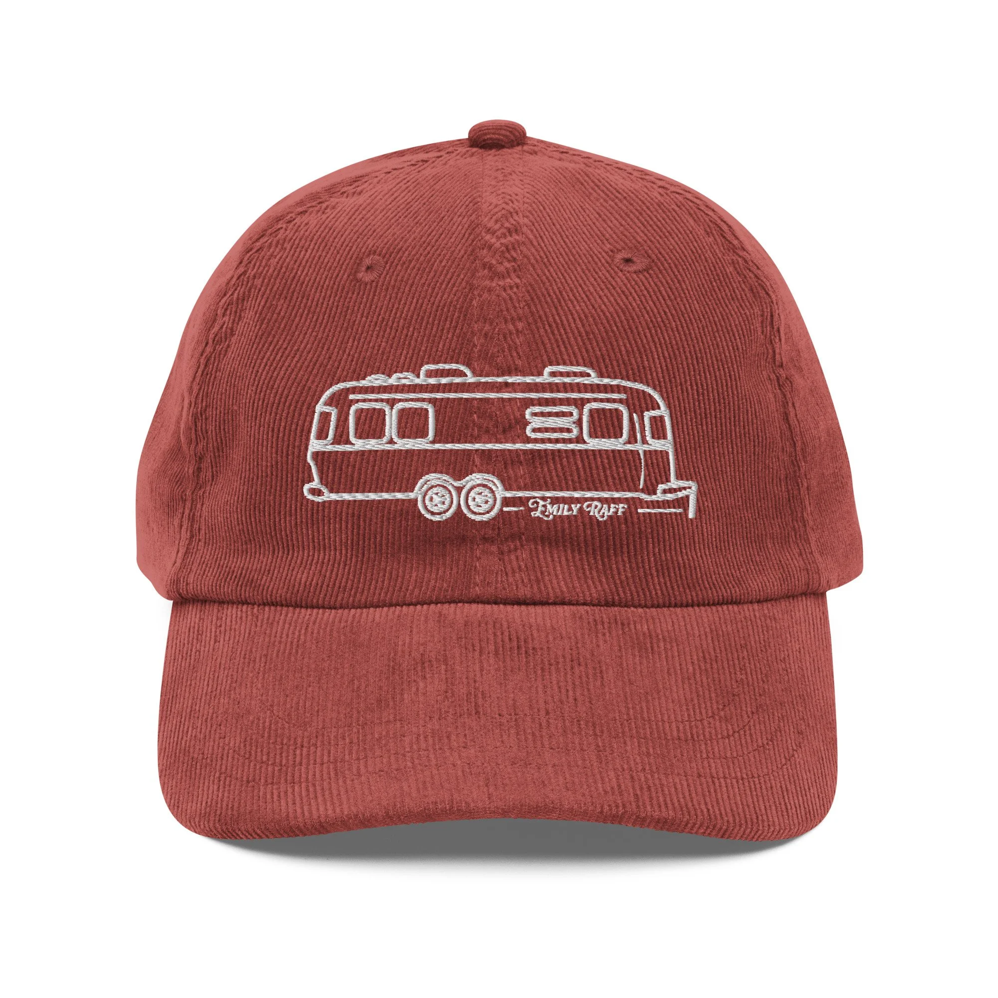 Travel Trailer (Diva) Vintage corduroy cap