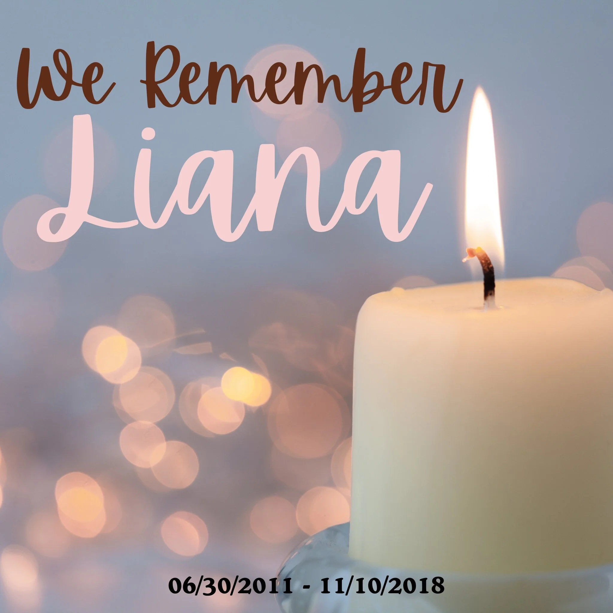 Remember Liana in your hearts today 🩷💛