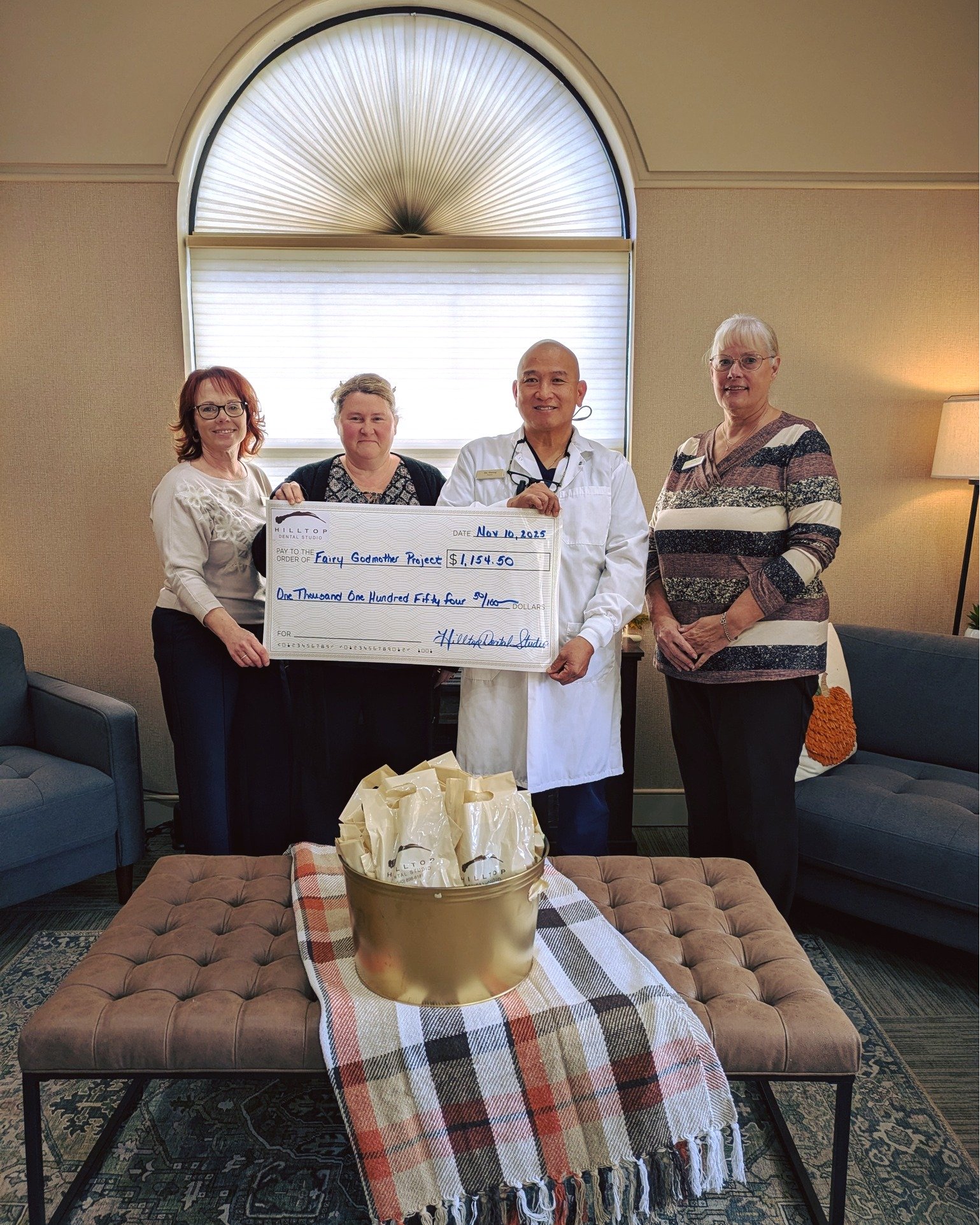 Thank you Hilltop Dental Studio for your ongoing support of FGP through your Whiten Your Smile campaign! Your donation of $1154.50 helps us continue supporting local pediatric cancer families! 💛