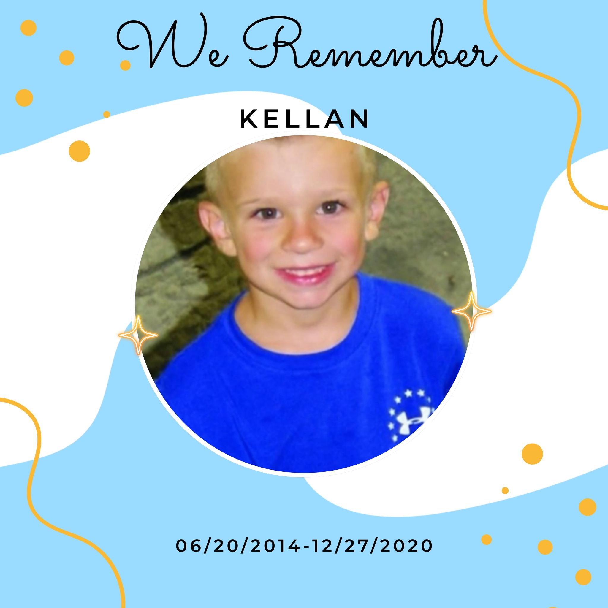 Kellan's family would like you to remember him today by sharing a thumbs up (share your pics!) and by doing random acts of kindness in his memory. 💛👍