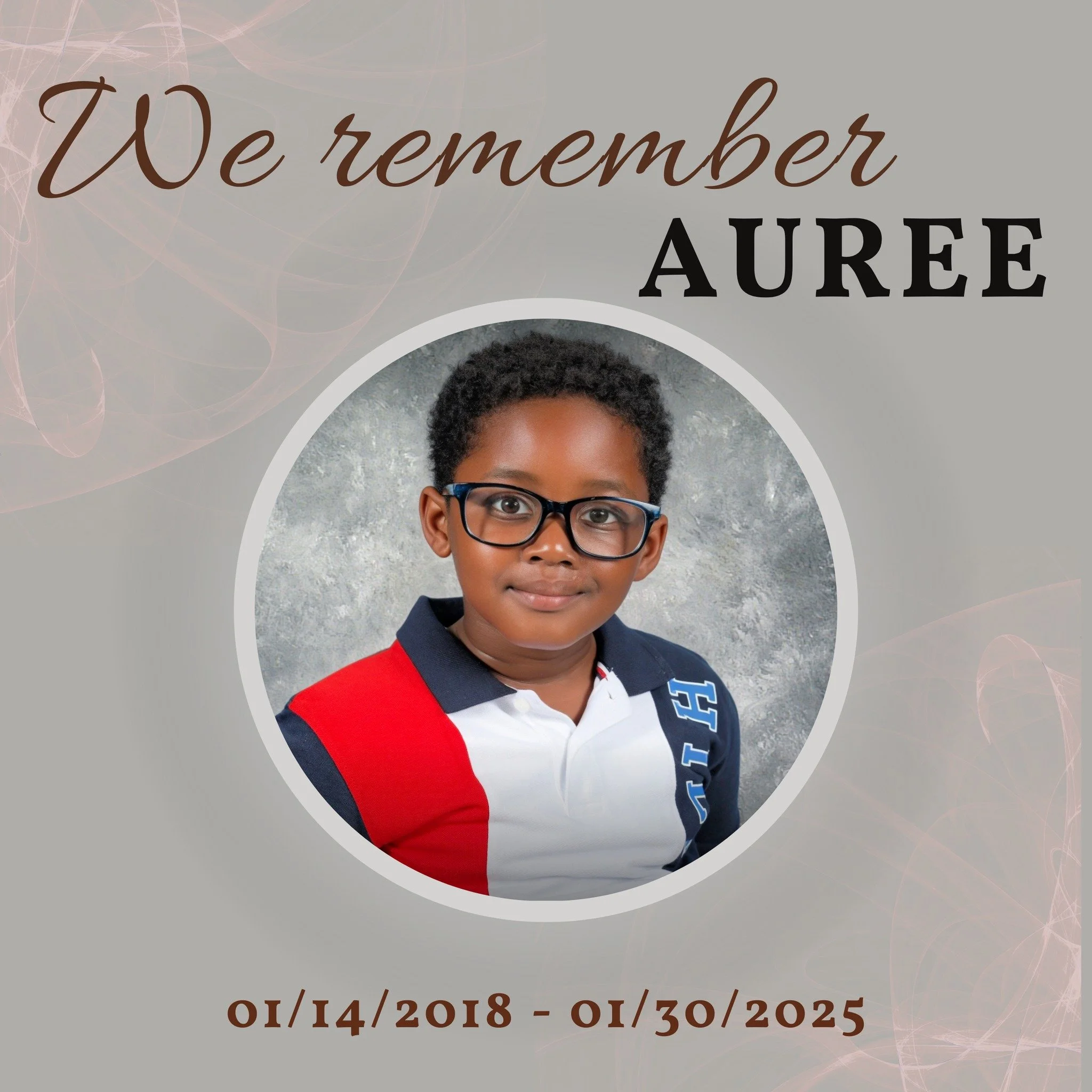 Light a candle or do a random act of kindness today to remember Auree on the first anniversary of his passing. Feel free to share your RAK kindness or a photo of your candle here for his family to see. 💛