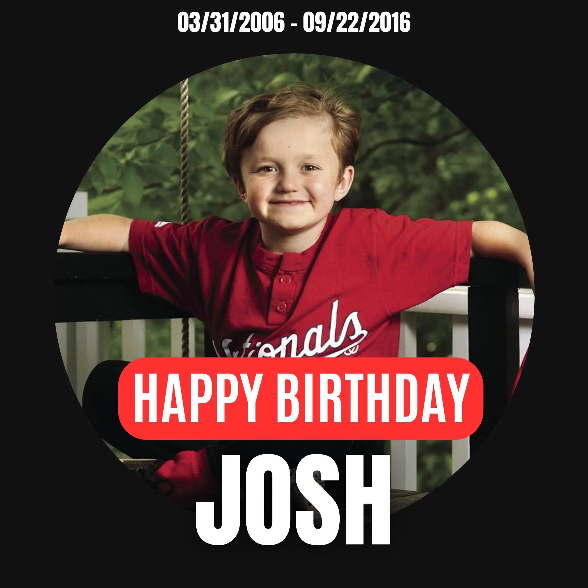 Remember Josh today by wearing your superhero shirts in his memory - make sure to share your photos! 💛