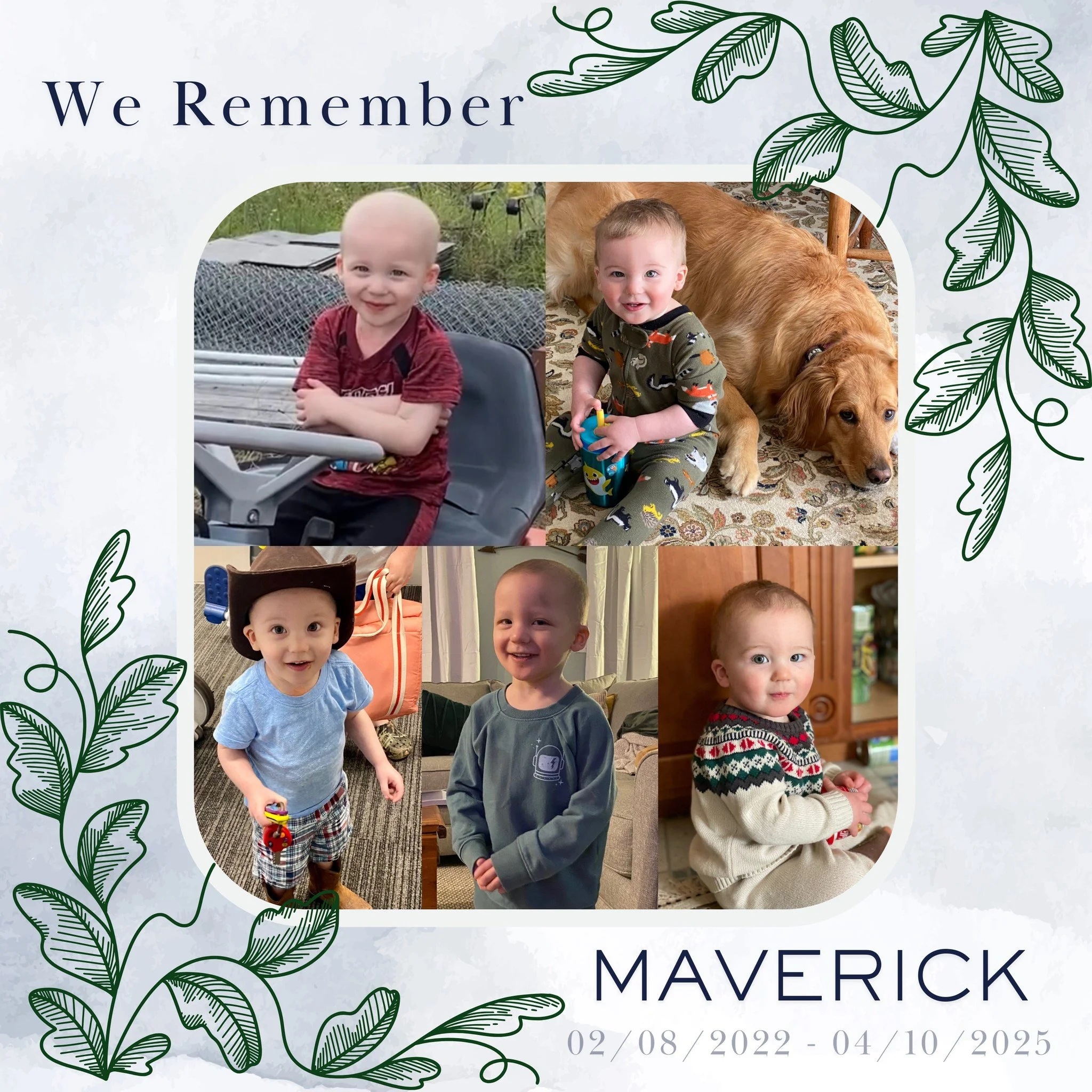 Remember Maverick today by lighting a candle and sharing a photo for his family to see 💛